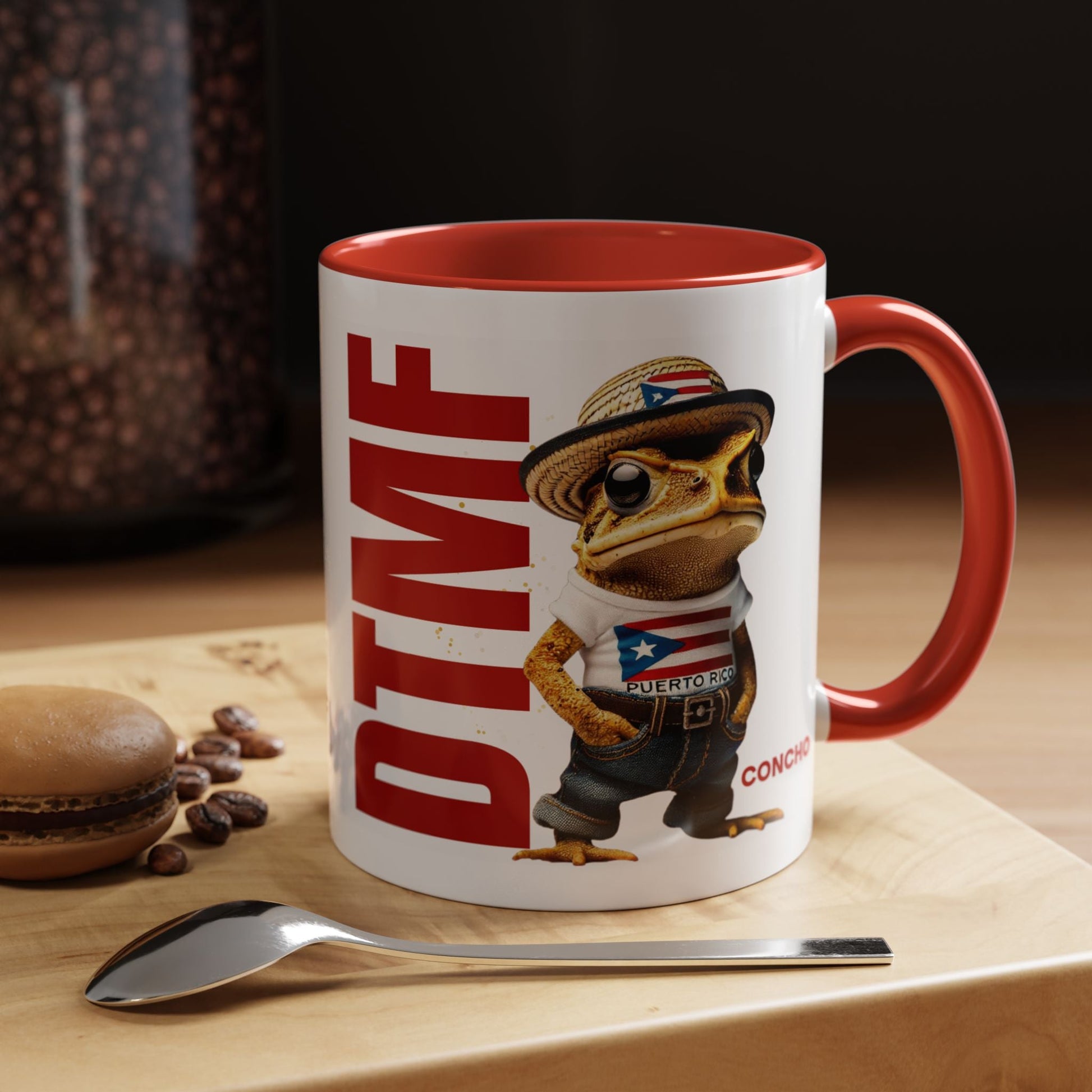 Puerto Rican Heritage Mugs with Unique Designs Accent Coffee Mug (11, 15oz) - Metamorphosis Creations