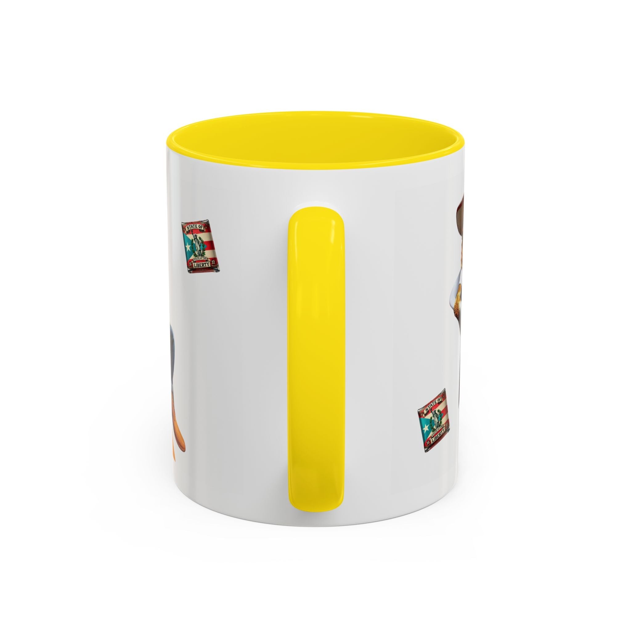 Puerto Rican Heritage Mugs with Unique Designs" Accent Coffee Mug (11, 15oz) - Metamorphosis Creations