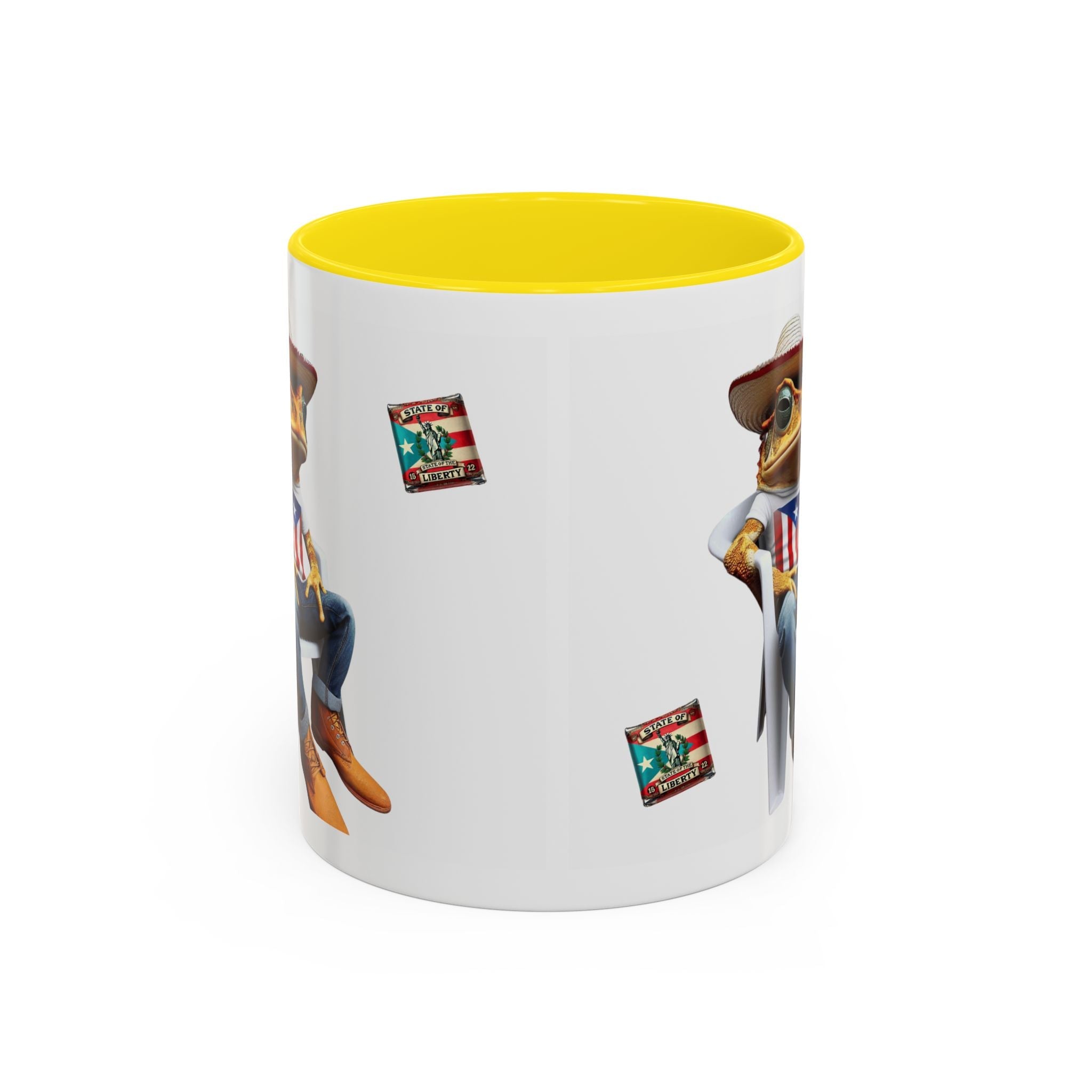 Puerto Rican Heritage Mugs with Unique Designs" Accent Coffee Mug (11, 15oz) - Metamorphosis Creations