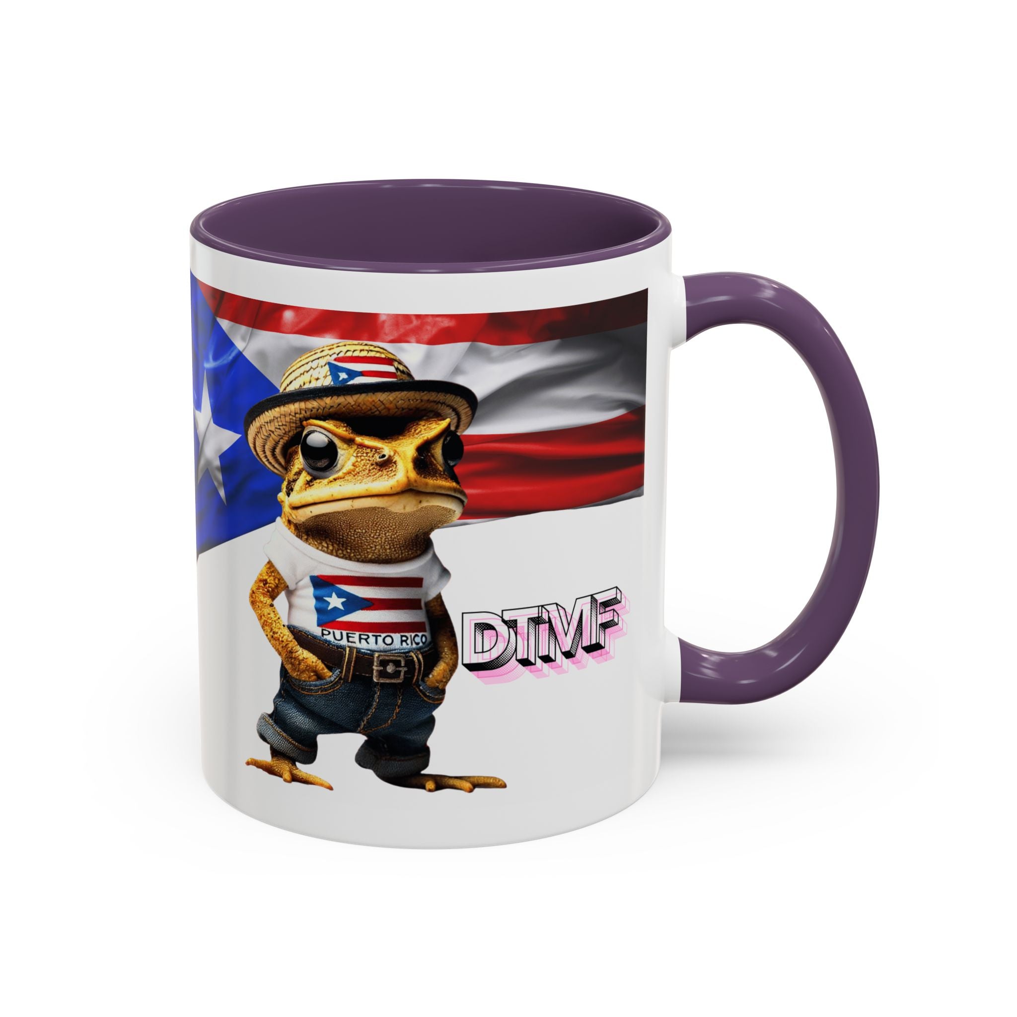 Puerto Rican Heritage Mugs with Unique Designs Accent Coffee Mug (11, 15oz) - Metamorphosis Creations