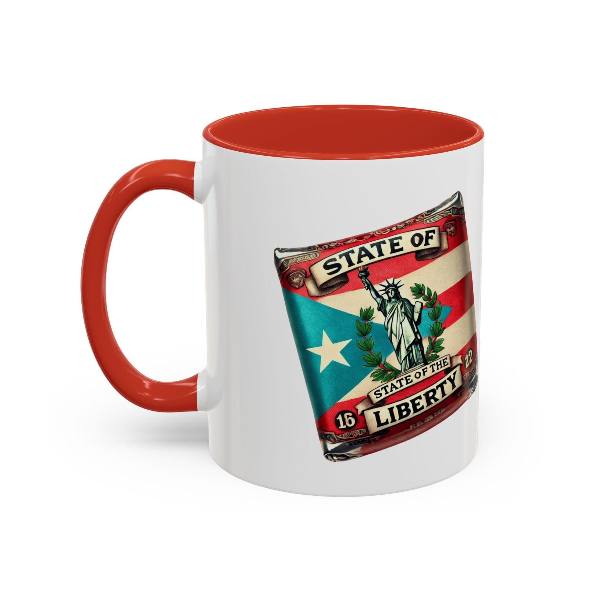 Puerto Rican Heritage Mugs with Unique Designs Accent Coffee Mug (11, 15oz) - Metamorphosis Creations