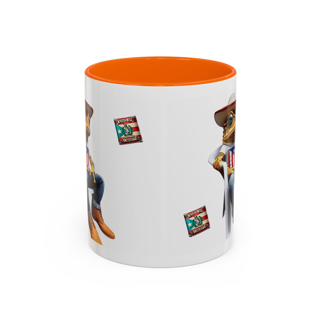 Puerto Rican Heritage Mugs with Unique Designs" Accent Coffee Mug (11, 15oz) - Metamorphosis Creations