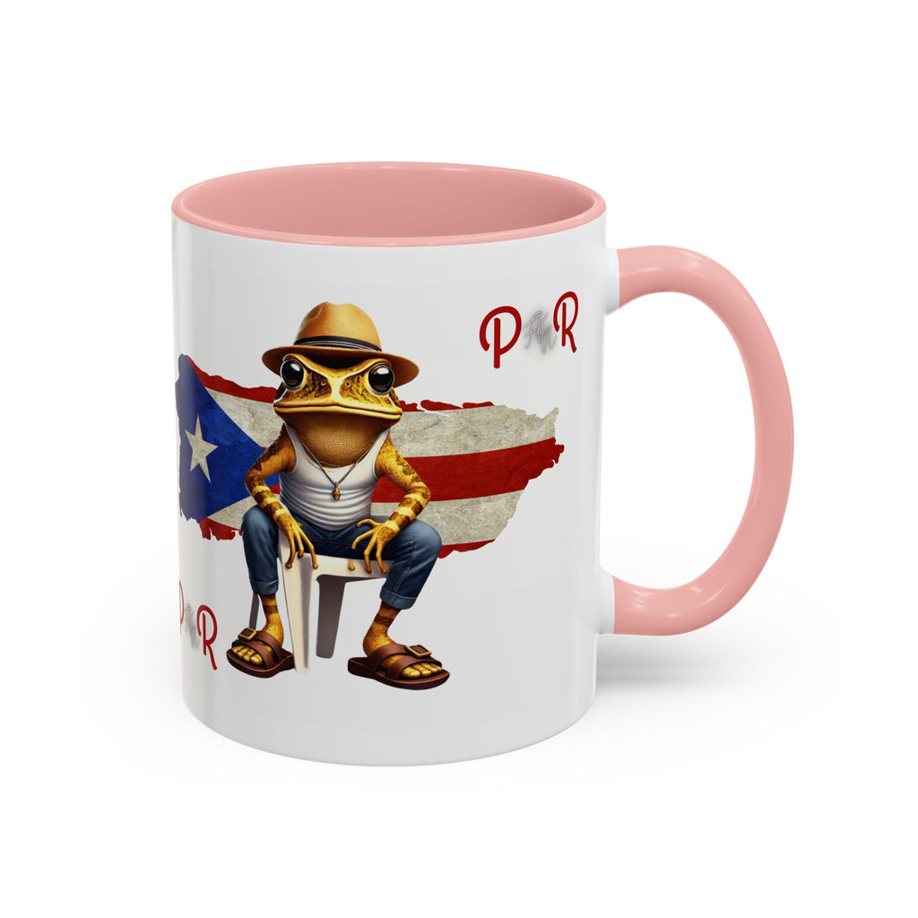 Puerto Rican Heritage Mugs with Unique Designs" Accent Coffee Mug (11, 15oz) - Metamorphosis Creations