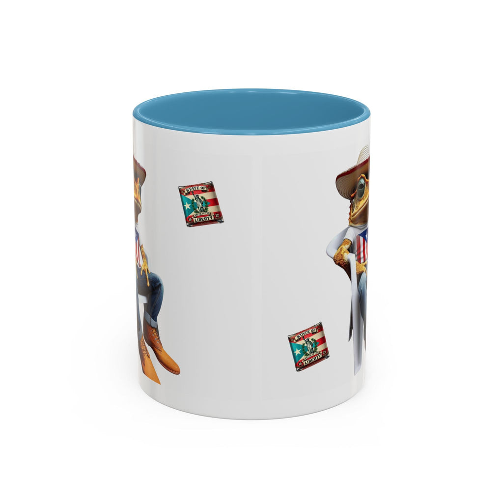 Puerto Rican Heritage Mugs with Unique Designs" Accent Coffee Mug (11, 15oz) - Metamorphosis Creations