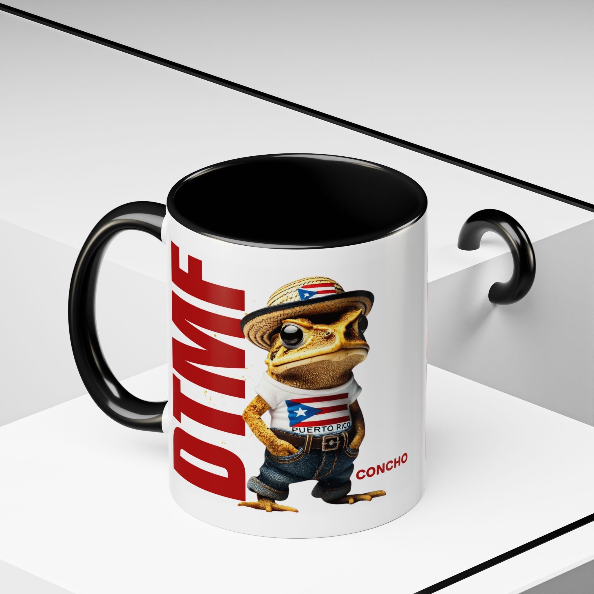 Puerto Rican Heritage Mugs with Unique Designs Accent Coffee Mug (11, 15oz) - Metamorphosis Creations