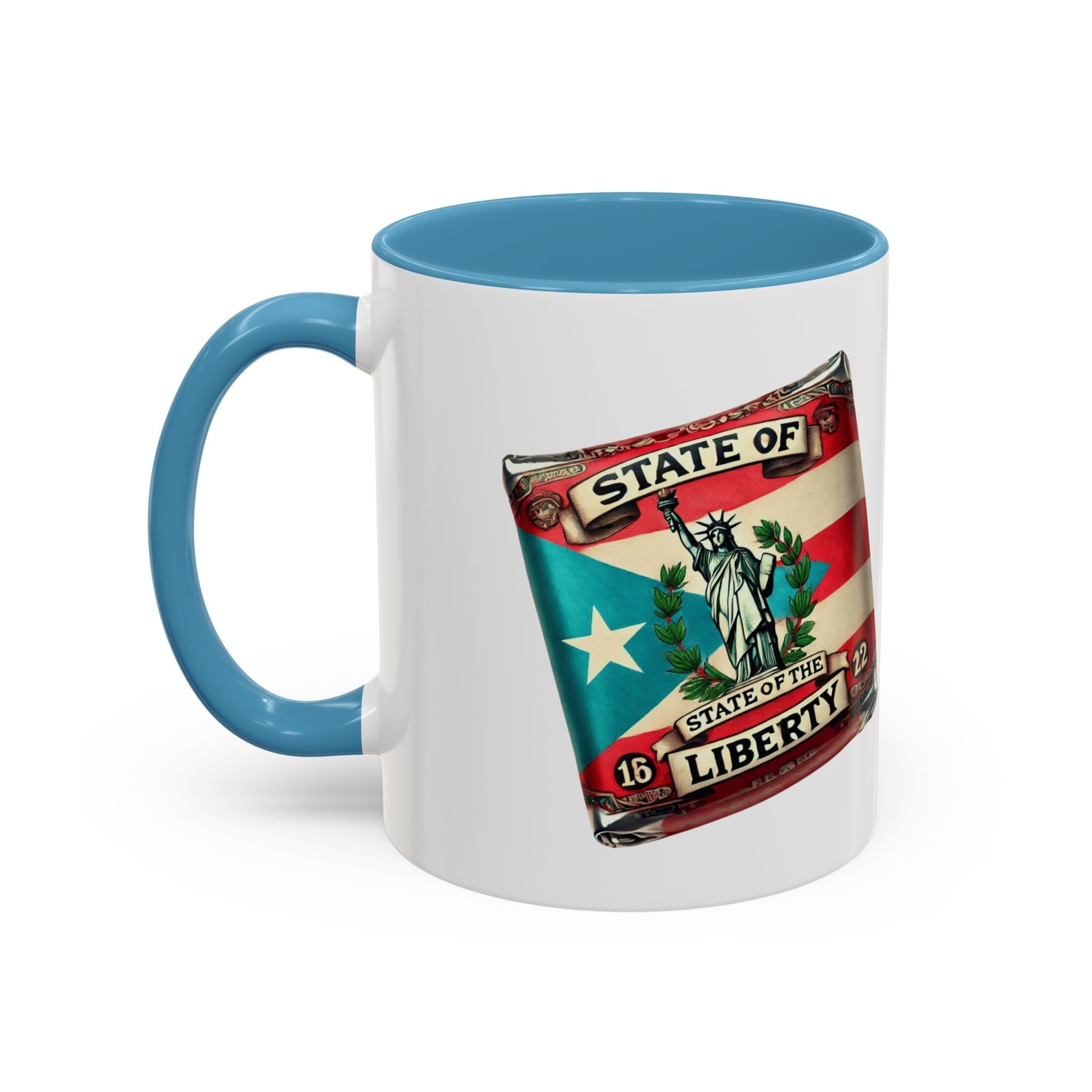 Puerto Rican Heritage Mugs with Unique Designs Accent Coffee Mug (11, 15oz) - Metamorphosis Creations