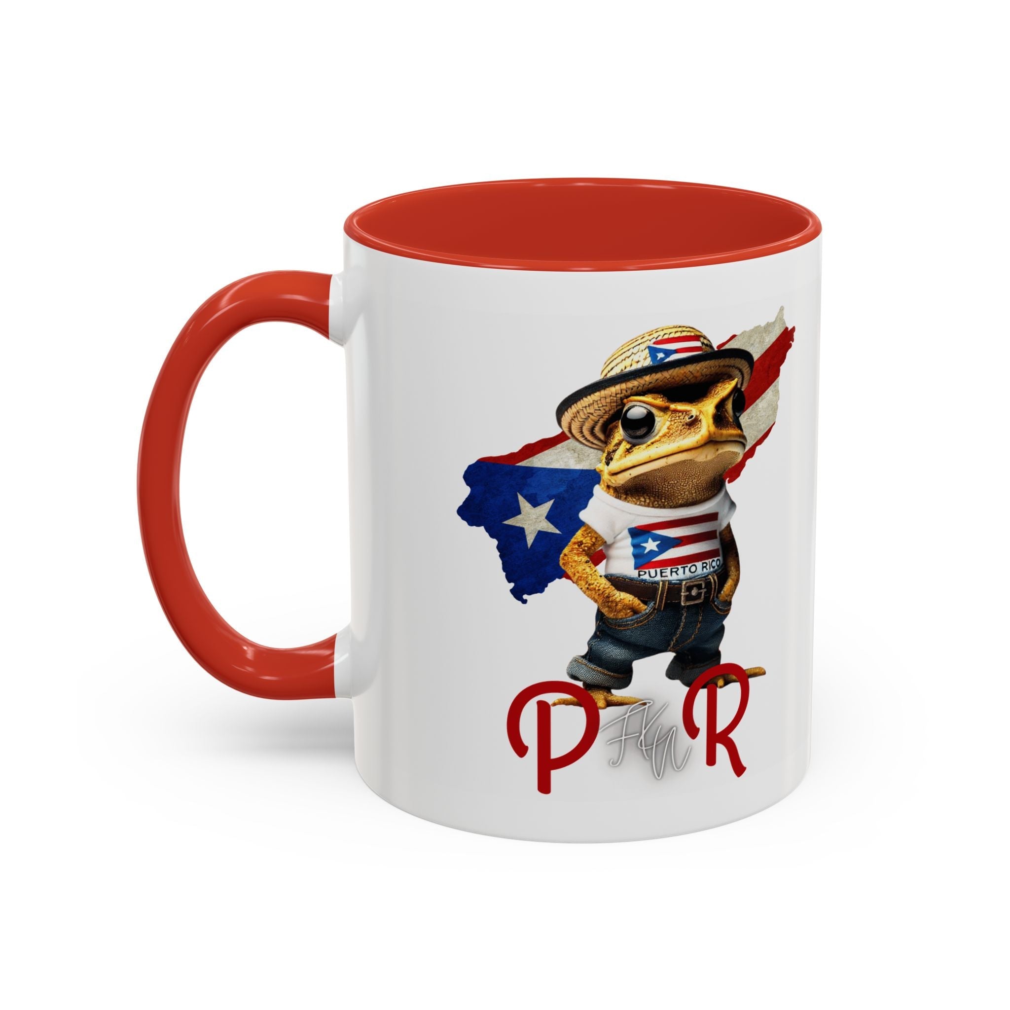 Puerto Rican Heritage Mugs with Unique Designs Accent Coffee Mug (11, 15oz) - Metamorphosis Creations