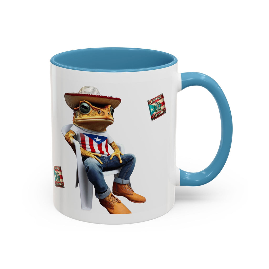 Puerto Rican Heritage Mugs with Unique Designs" Accent Coffee Mug (11, 15oz) - Metamorphosis Creations