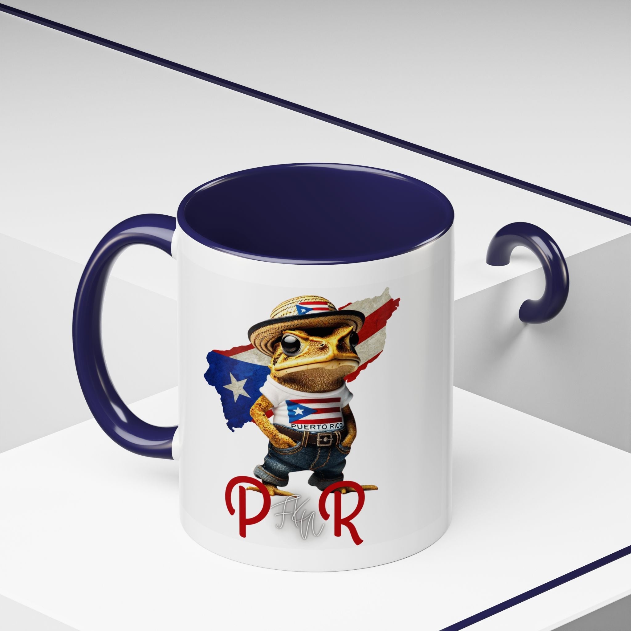 Puerto Rican Heritage Mugs with Unique Designs Accent Coffee Mug (11, 15oz) - Metamorphosis Creations