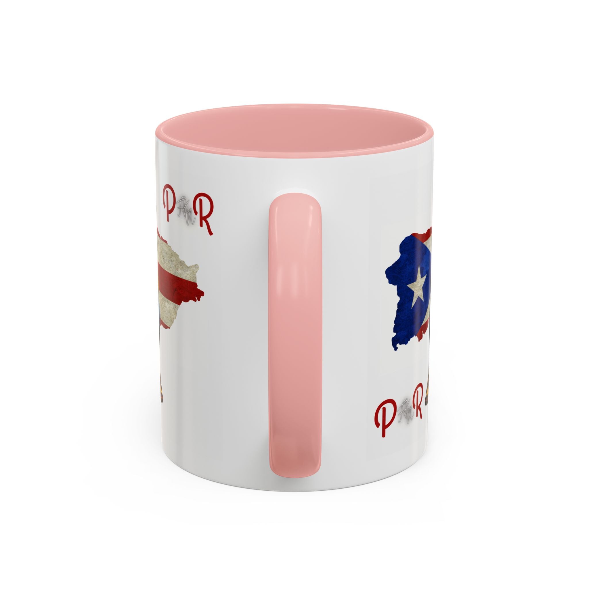 Puerto Rican Heritage Mugs with Unique Designs" Accent Coffee Mug (11, 15oz) - Metamorphosis Creations