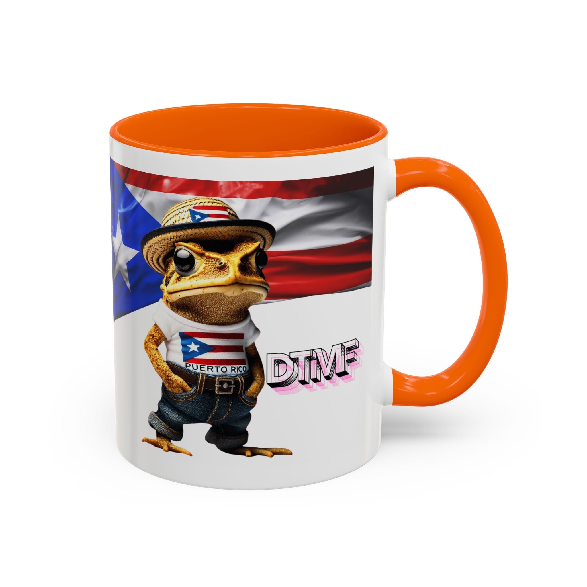 Puerto Rican Heritage Mugs with Unique Designs Accent Coffee Mug (11, 15oz) - Metamorphosis Creations