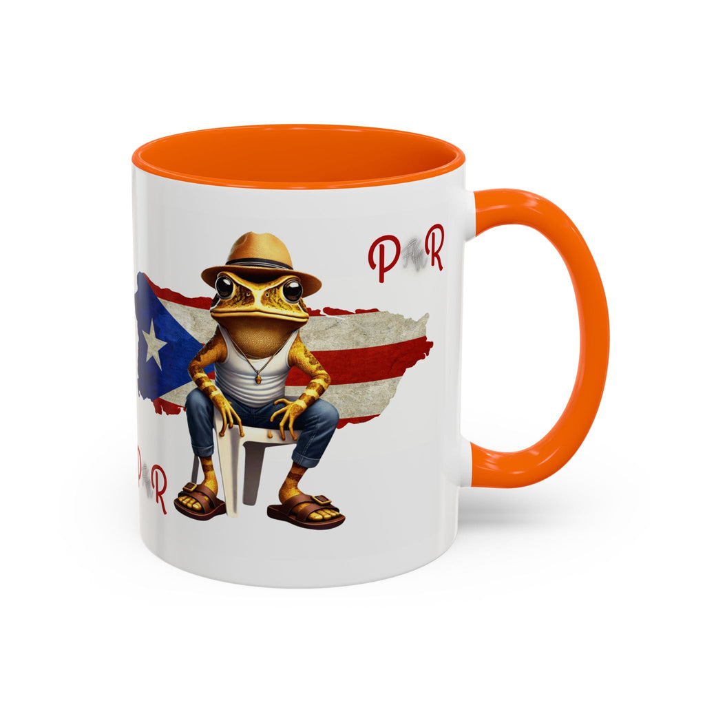 Puerto Rican Heritage Mugs with Unique Designs" Accent Coffee Mug (11, 15oz) - Metamorphosis Creations