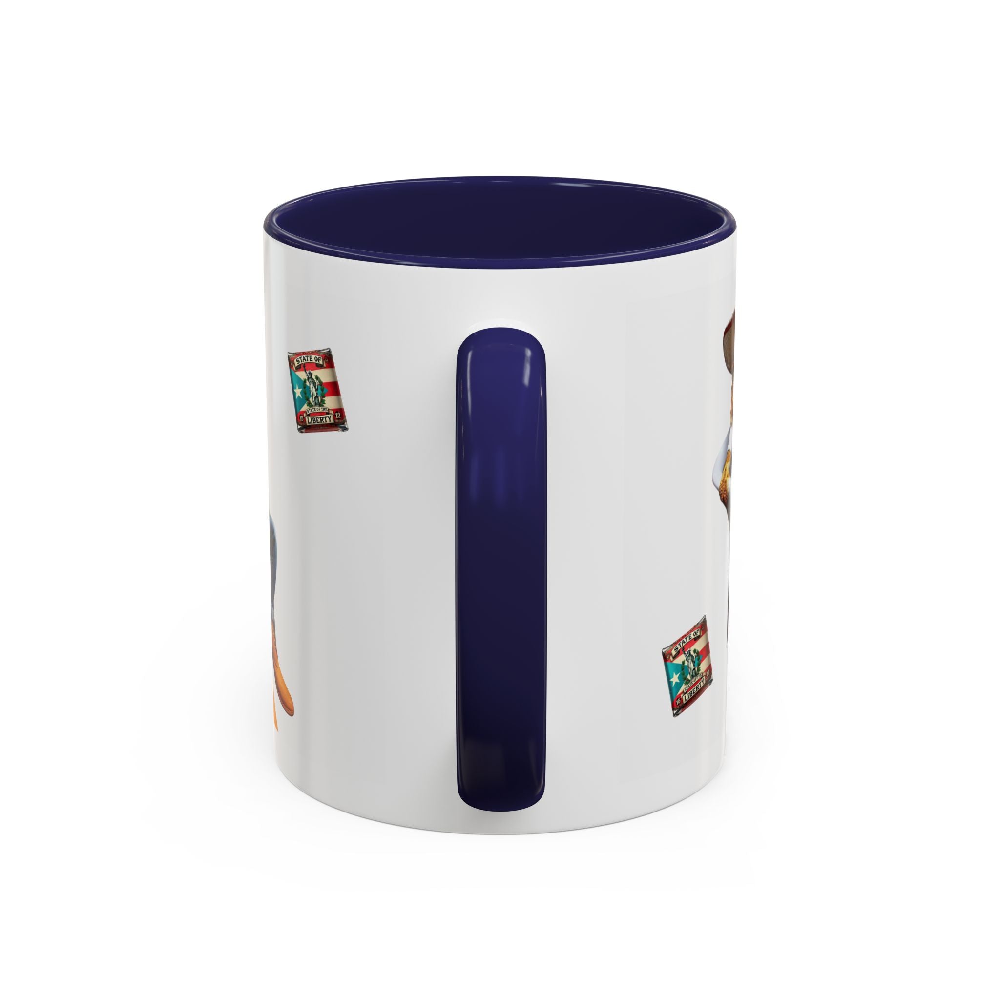 Puerto Rican Heritage Mugs with Unique Designs" Accent Coffee Mug (11, 15oz) - Metamorphosis Creations