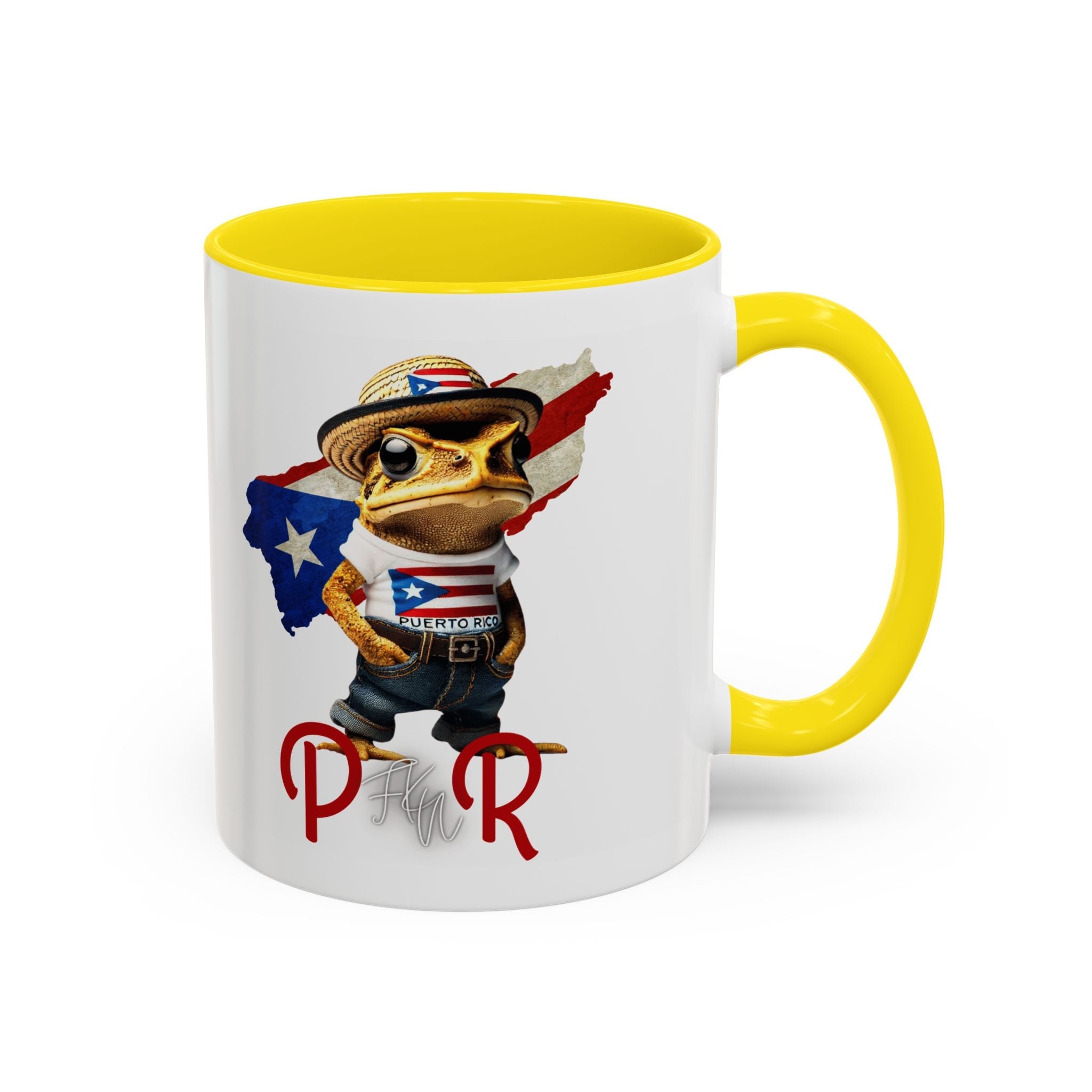 Puerto Rican Heritage Mugs with Unique Designs Accent Coffee Mug (11, 15oz) - Metamorphosis Creations