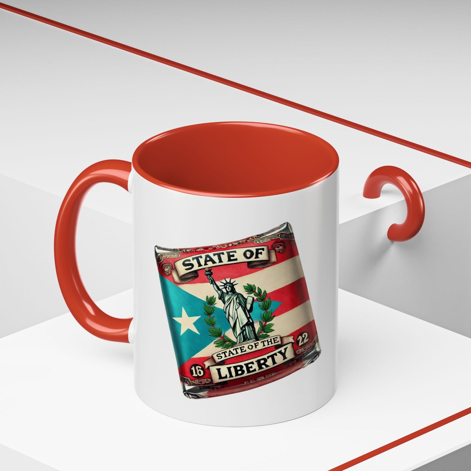 Puerto Rican Heritage Mugs with Unique Designs Accent Coffee Mug (11, 15oz) - Metamorphosis Creations