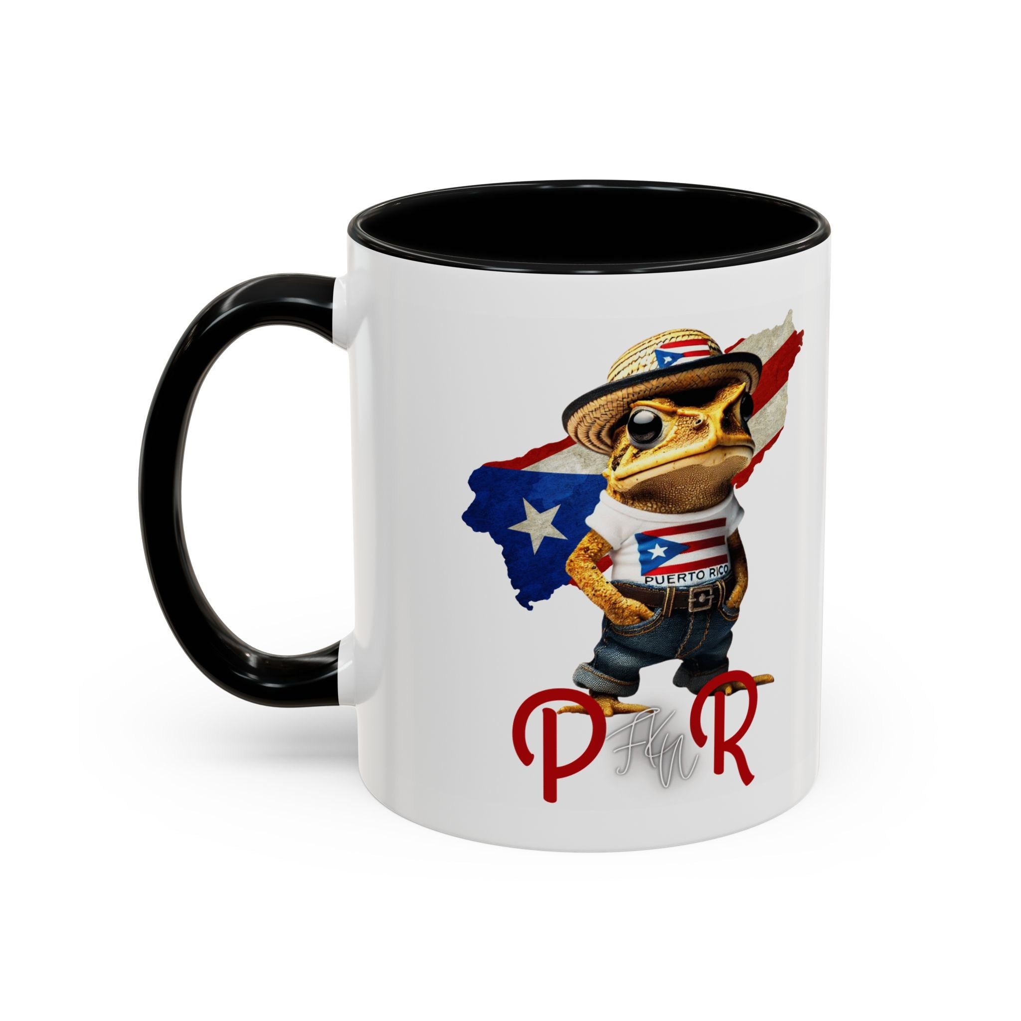 Puerto Rican Heritage Mugs with Unique Designs Accent Coffee Mug (11, 15oz) - Metamorphosis Creations