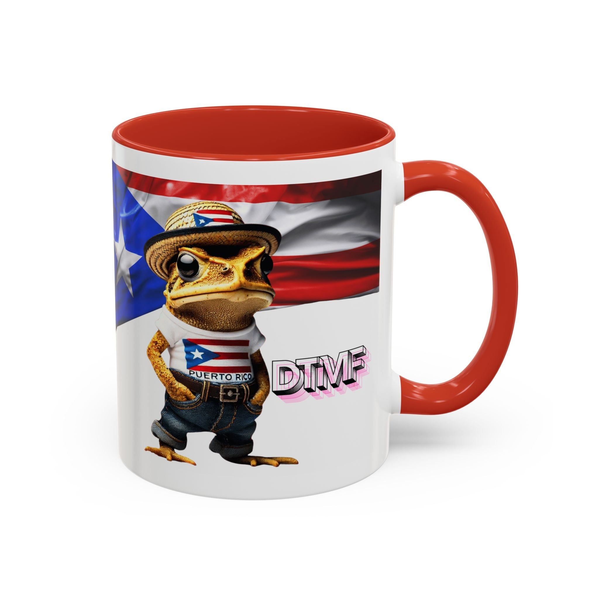 Puerto Rican Heritage Mugs with Unique Designs Accent Coffee Mug (11, 15oz) - Metamorphosis Creations
