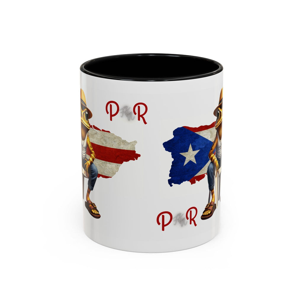 Puerto Rican Heritage Mugs with Unique Designs" Accent Coffee Mug (11, 15oz) - Metamorphosis Creations