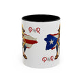 Puerto Rican Heritage Mugs with Unique Designs" Accent Coffee Mug (11, 15oz) - Metamorphosis Creations