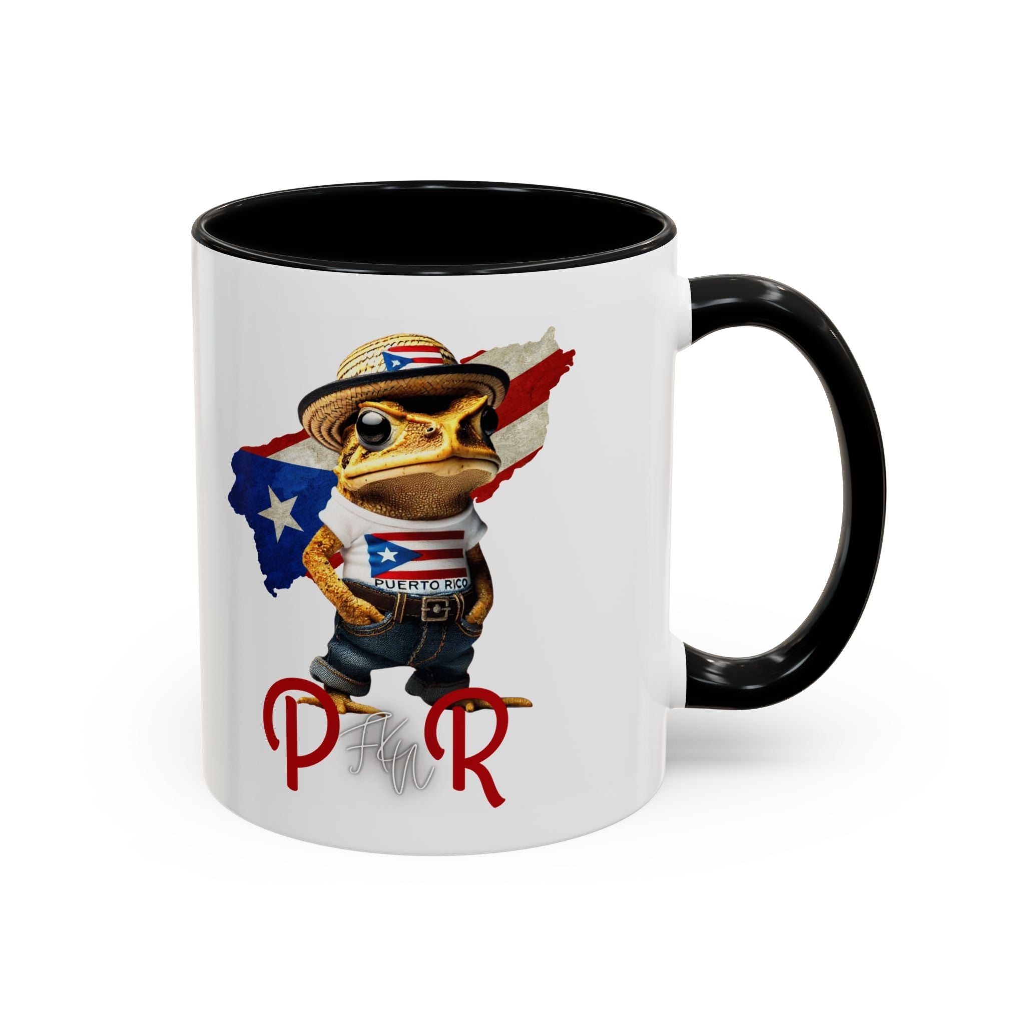 Puerto Rican Heritage Mugs with Unique Designs Accent Coffee Mug (11, 15oz) - Metamorphosis Creations