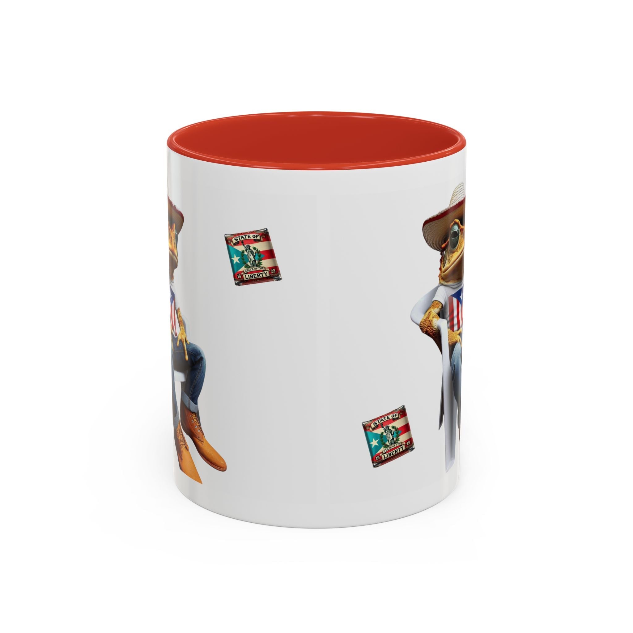 Puerto Rican Heritage Mugs with Unique Designs" Accent Coffee Mug (11, 15oz) - Metamorphosis Creations