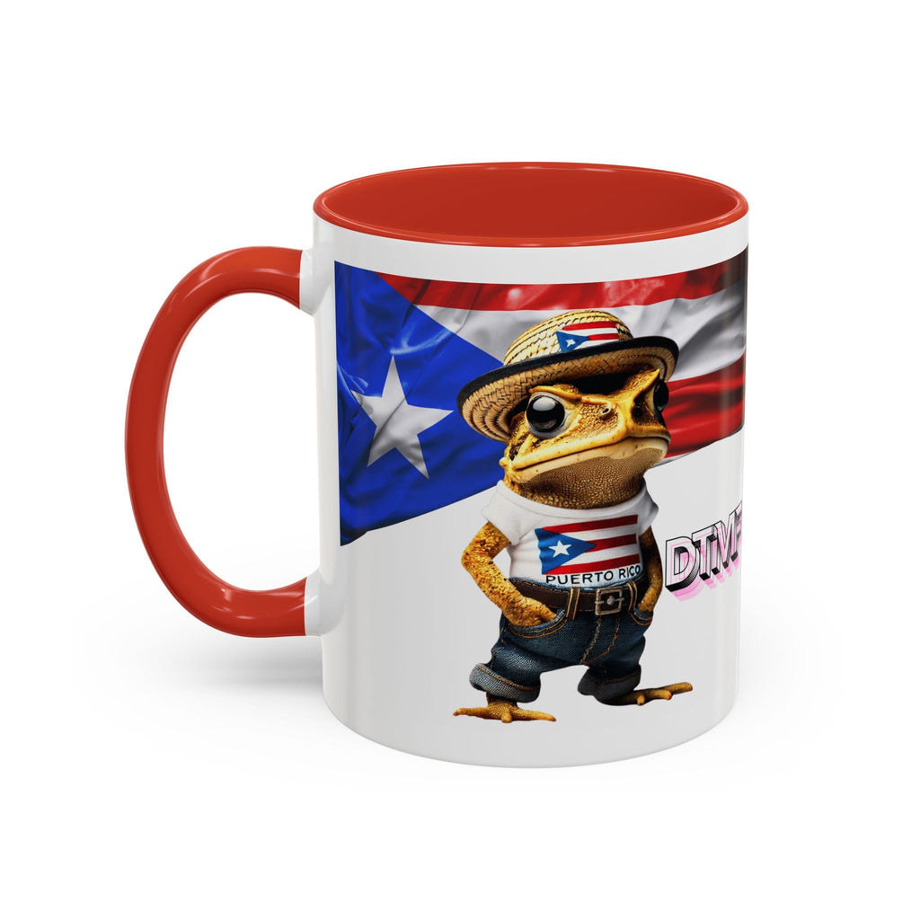 Puerto Rican Heritage Mugs with Unique Designs Accent Coffee Mug (11, 15oz) - Metamorphosis Creations