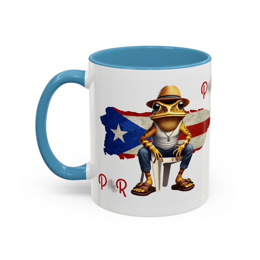 Puerto Rican Heritage Mugs with Unique Designs" Accent Coffee Mug (11, 15oz) - Metamorphosis Creations