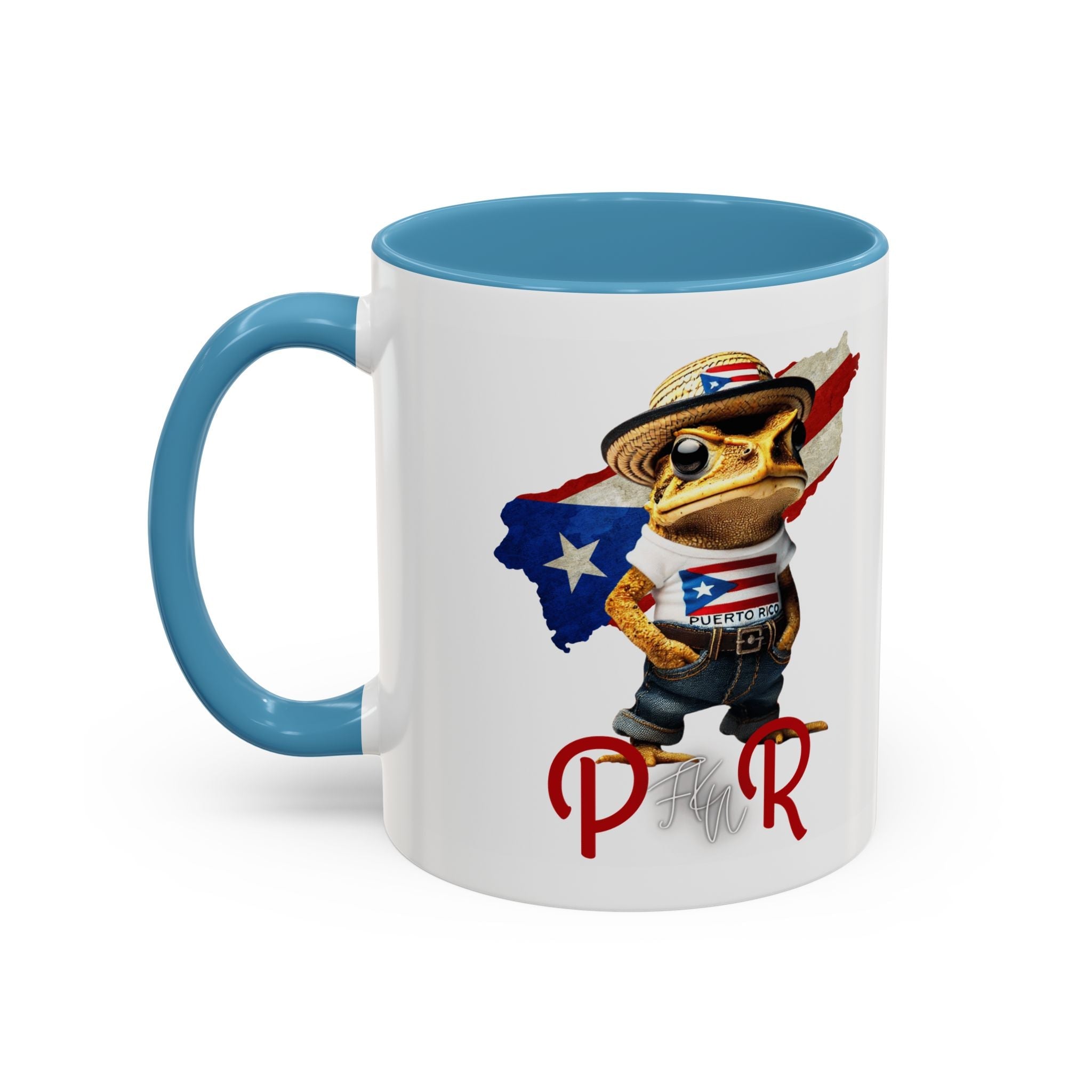 Puerto Rican Heritage Mugs with Unique Designs Accent Coffee Mug (11, 15oz) - Metamorphosis Creations