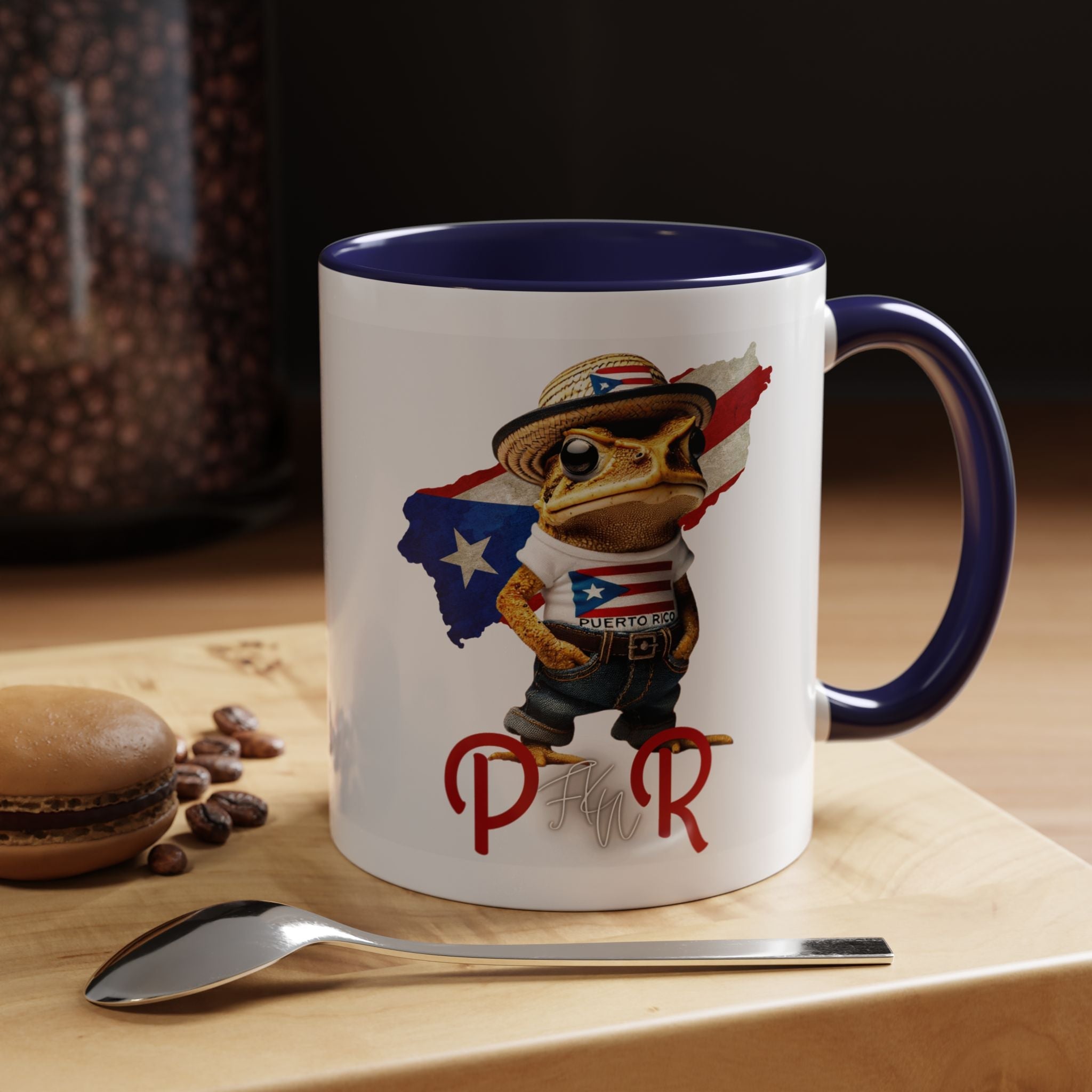 Puerto Rican Heritage Mugs with Unique Designs Accent Coffee Mug (11, 15oz) - Metamorphosis Creations