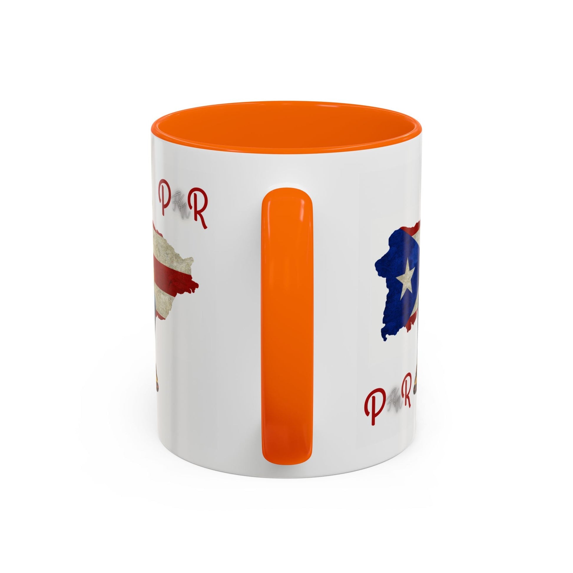 Puerto Rican Heritage Mugs with Unique Designs" Accent Coffee Mug (11, 15oz) - Metamorphosis Creations