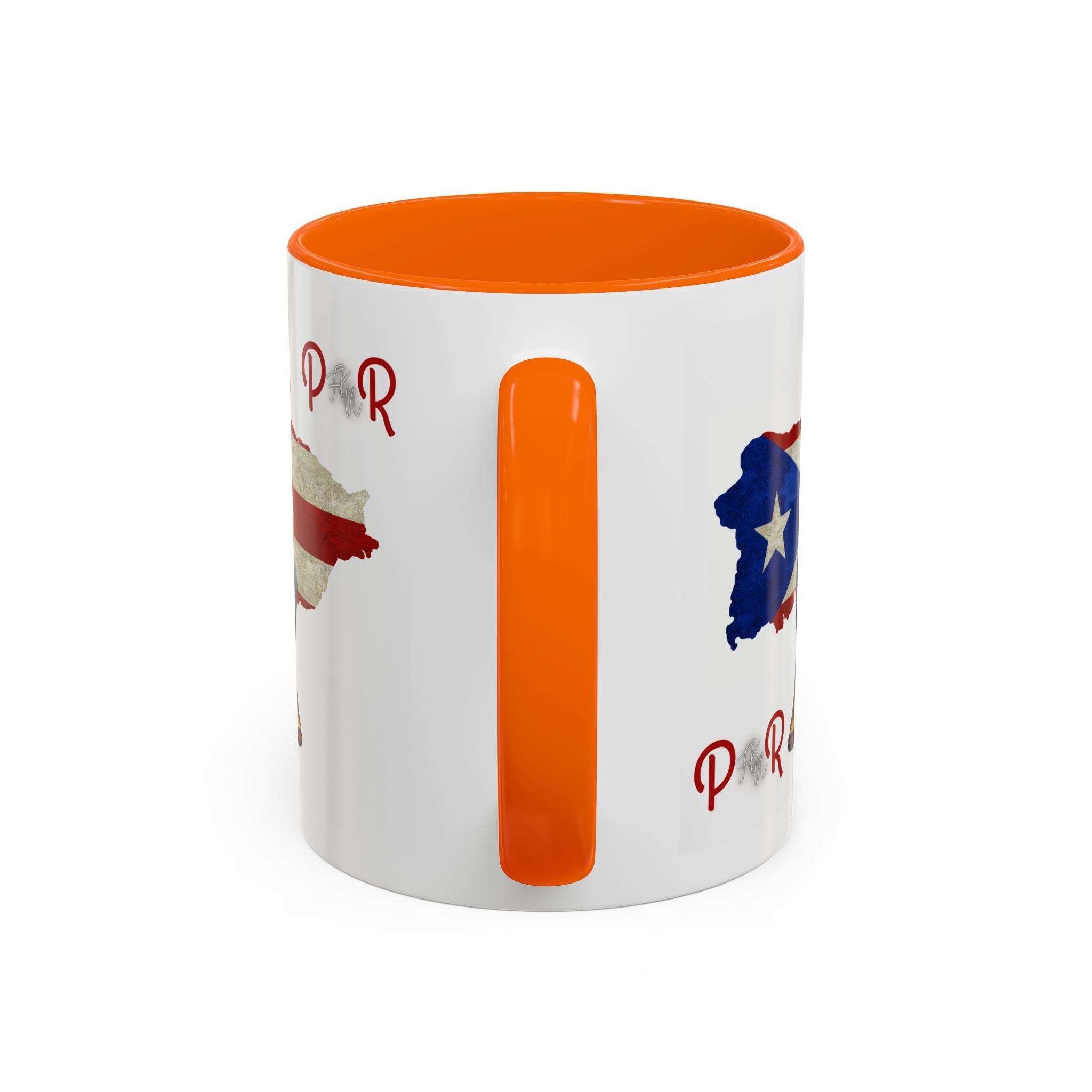 Puerto Rican Heritage Mugs with Unique Designs" Accent Coffee Mug (11, 15oz) - Metamorphosis Creations