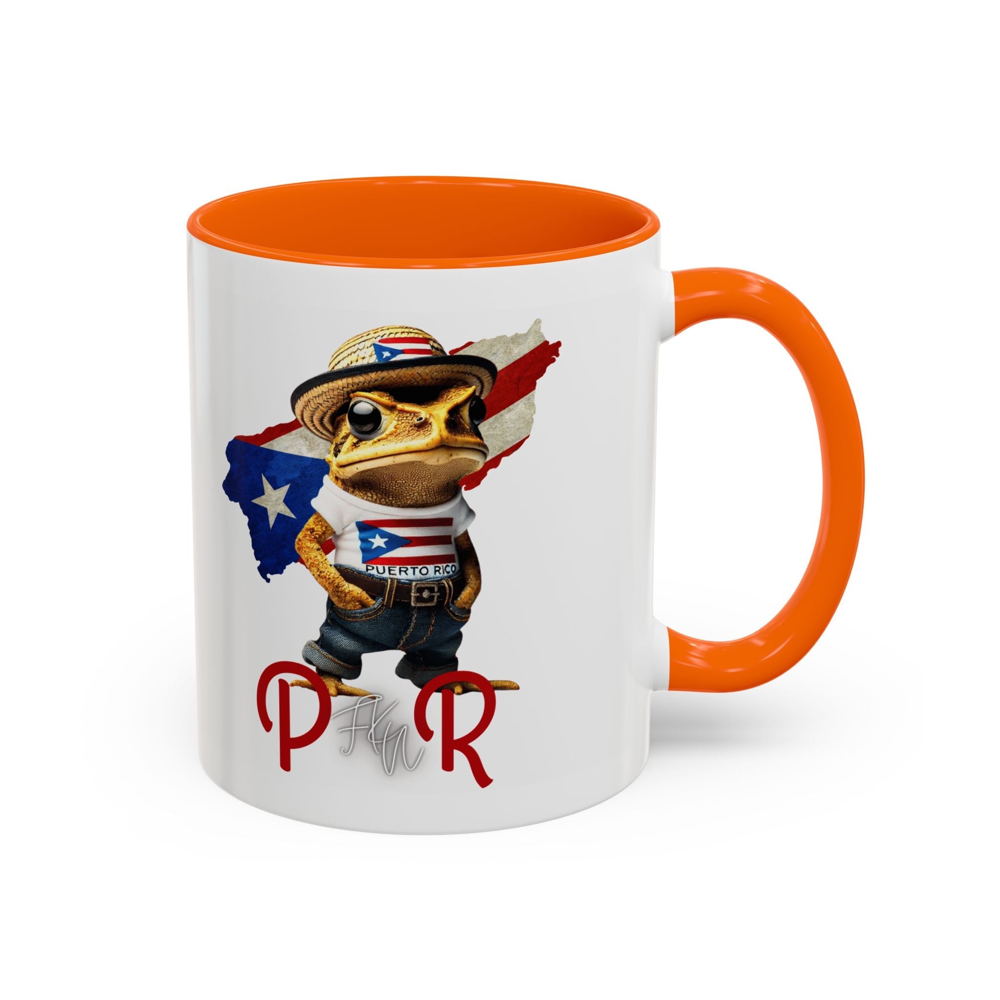 Puerto Rican Heritage Mugs with Unique Designs Accent Coffee Mug (11, 15oz) - Metamorphosis Creations