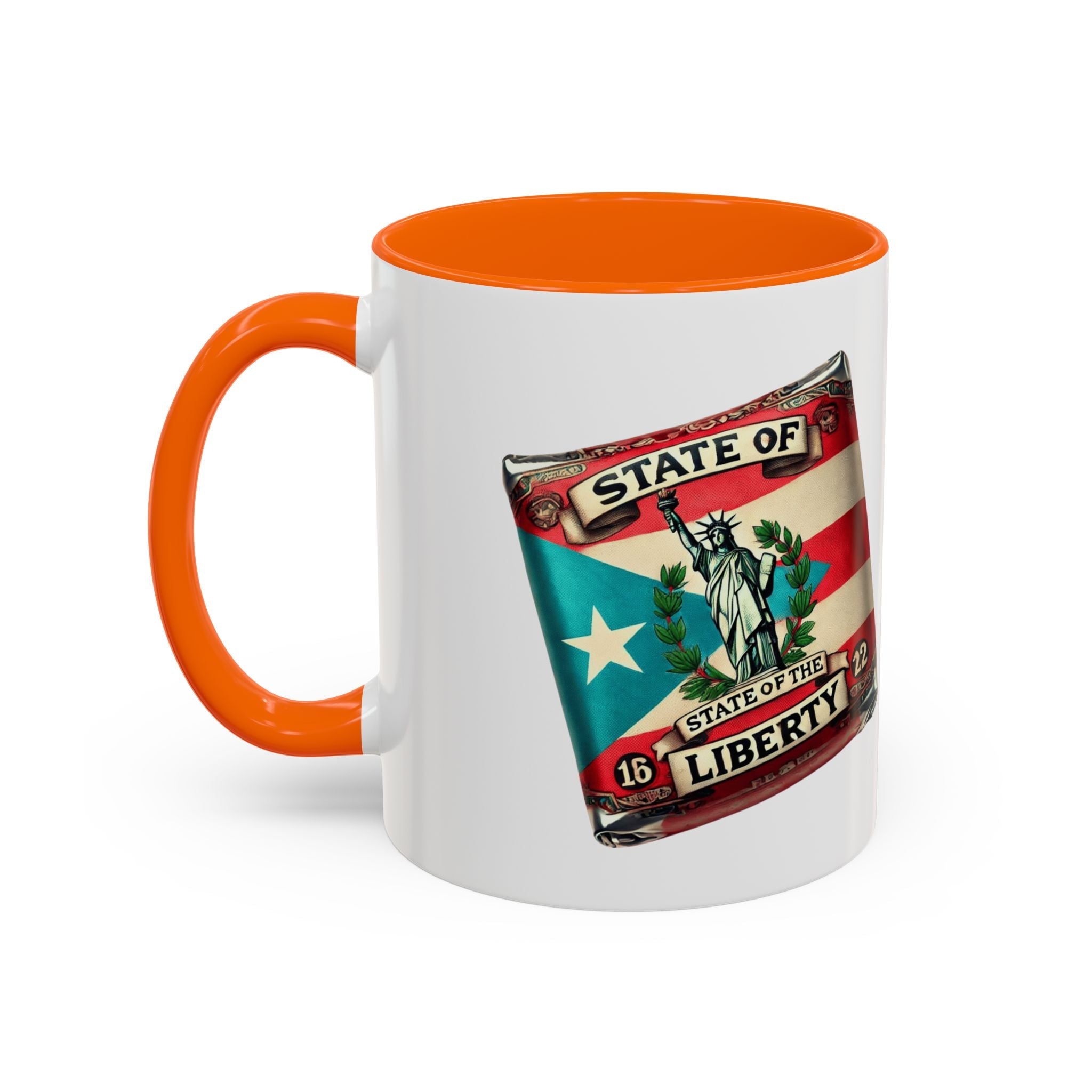 Puerto Rican Heritage Mugs with Unique Designs Accent Coffee Mug (11, 15oz) - Metamorphosis Creations