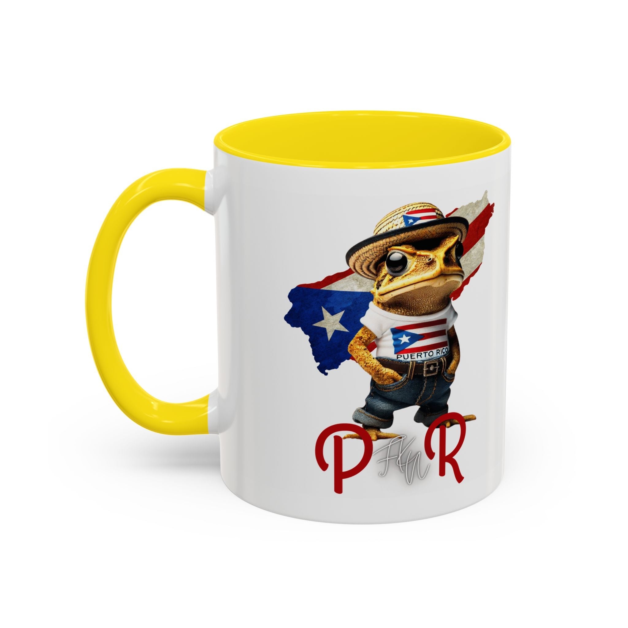 Puerto Rican Heritage Mugs with Unique Designs Accent Coffee Mug (11, 15oz) - Metamorphosis Creations