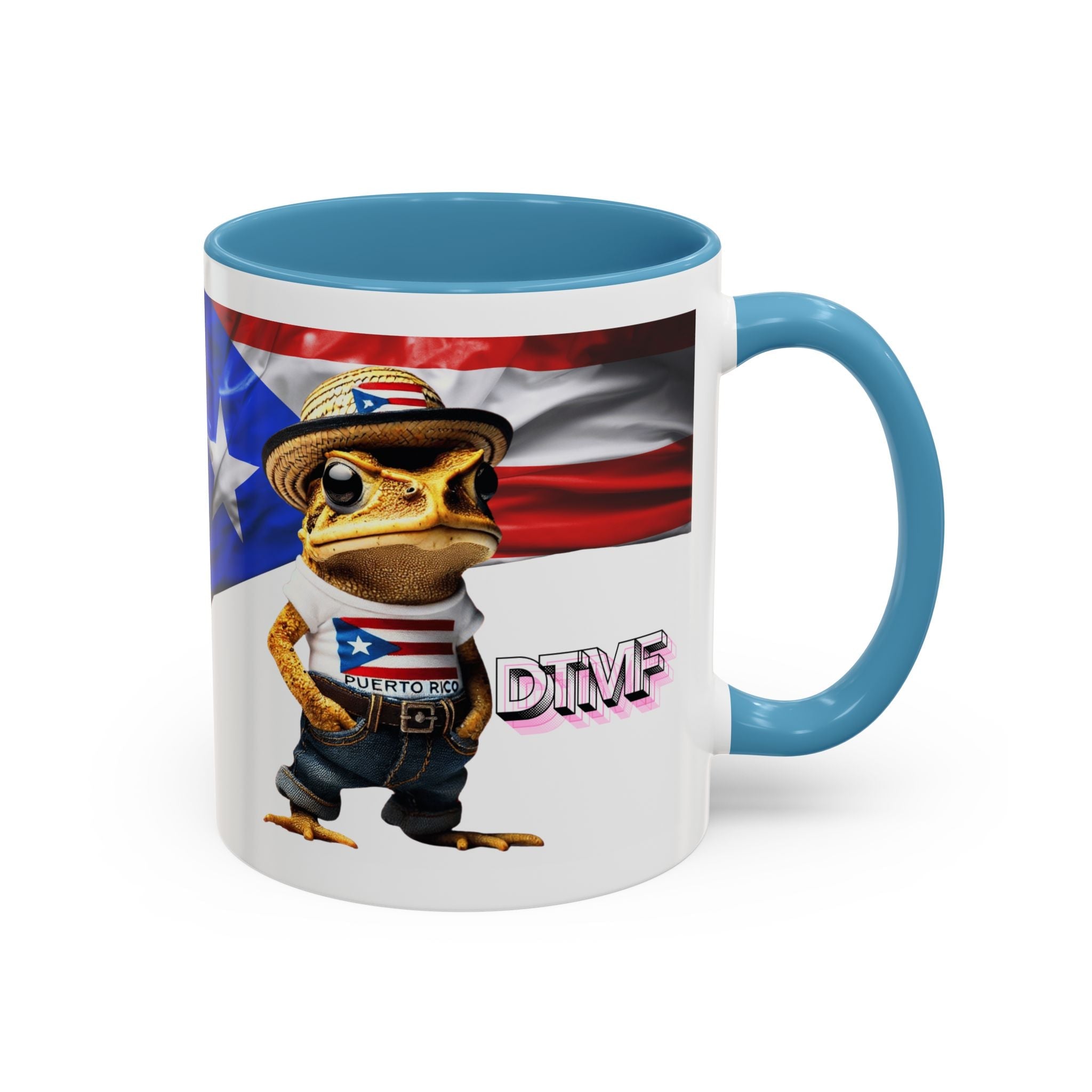 Puerto Rican Heritage Mugs with Unique Designs Accent Coffee Mug (11, 15oz) - Metamorphosis Creations