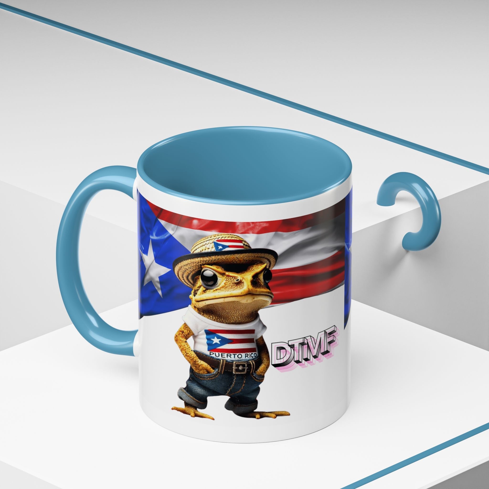 Puerto Rican Heritage Mugs with Unique Designs Accent Coffee Mug (11, 15oz) - Metamorphosis Creations