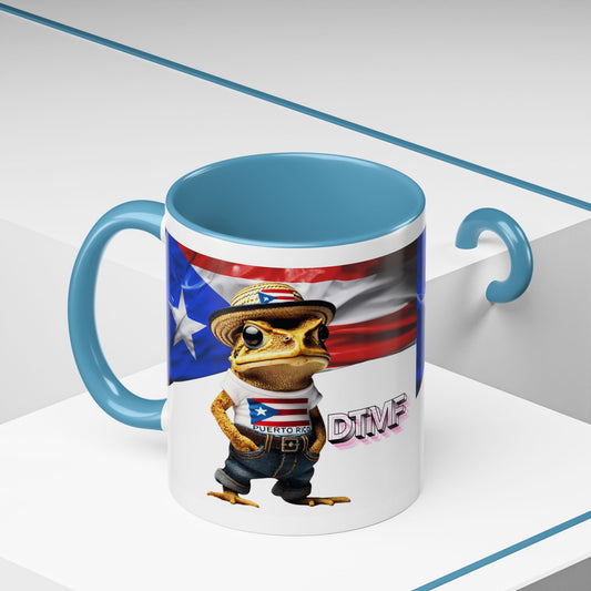 Puerto Rican Heritage Mugs with Unique Designs Accent Coffee Mug (11, 15oz) - Metamorphosis Creations