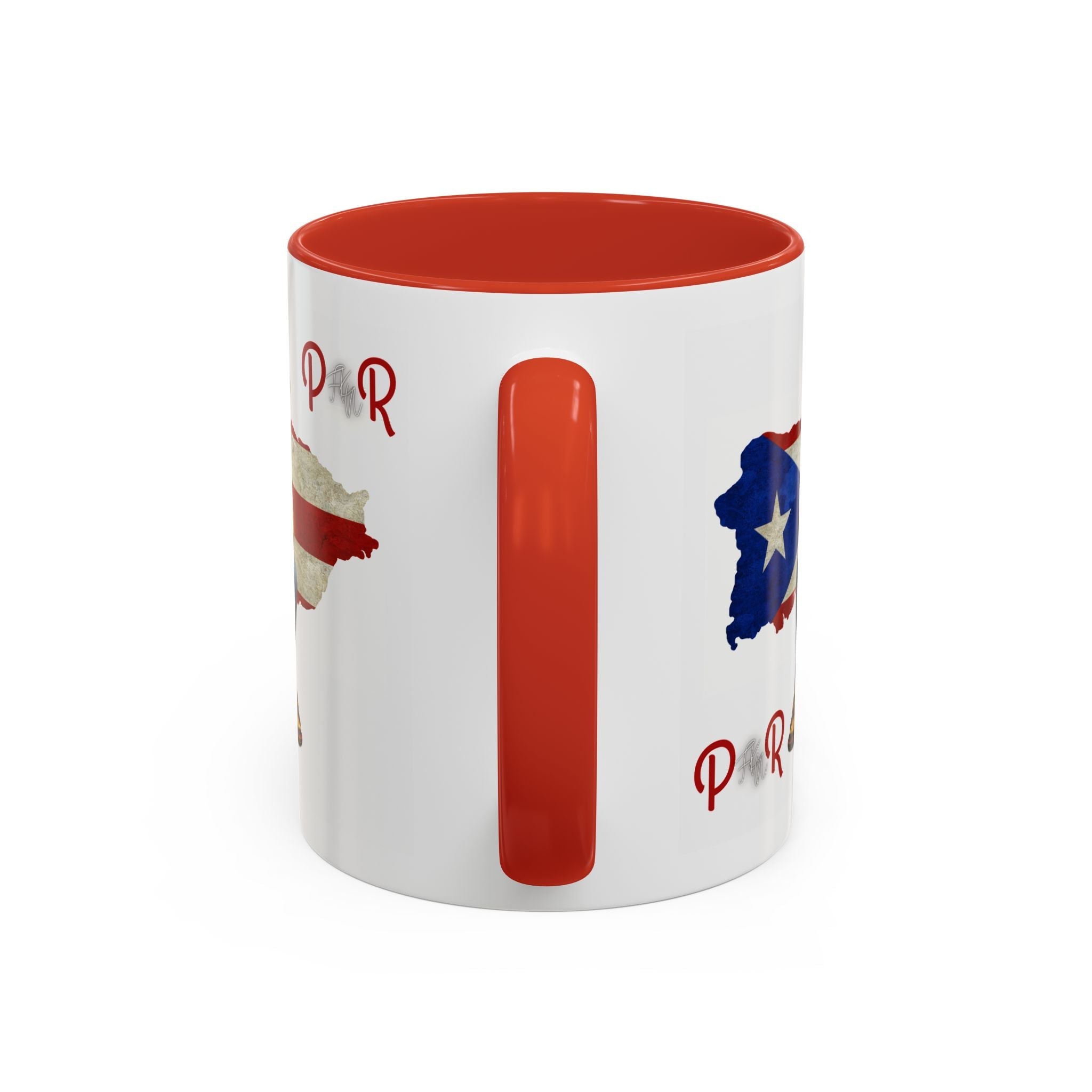 Puerto Rican Heritage Mugs with Unique Designs" Accent Coffee Mug (11, 15oz) - Metamorphosis Creations