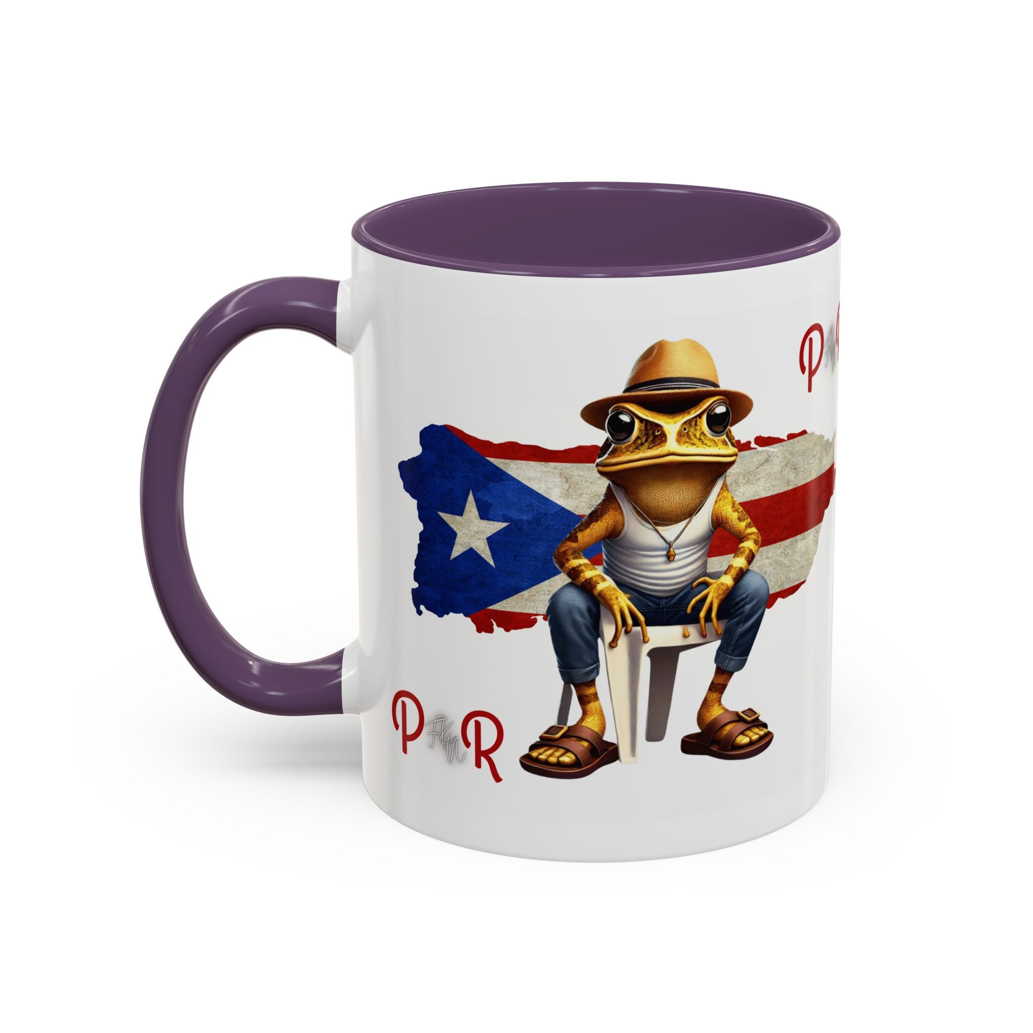 Puerto Rican Heritage Mugs with Unique Designs" Accent Coffee Mug (11, 15oz) - Metamorphosis Creations