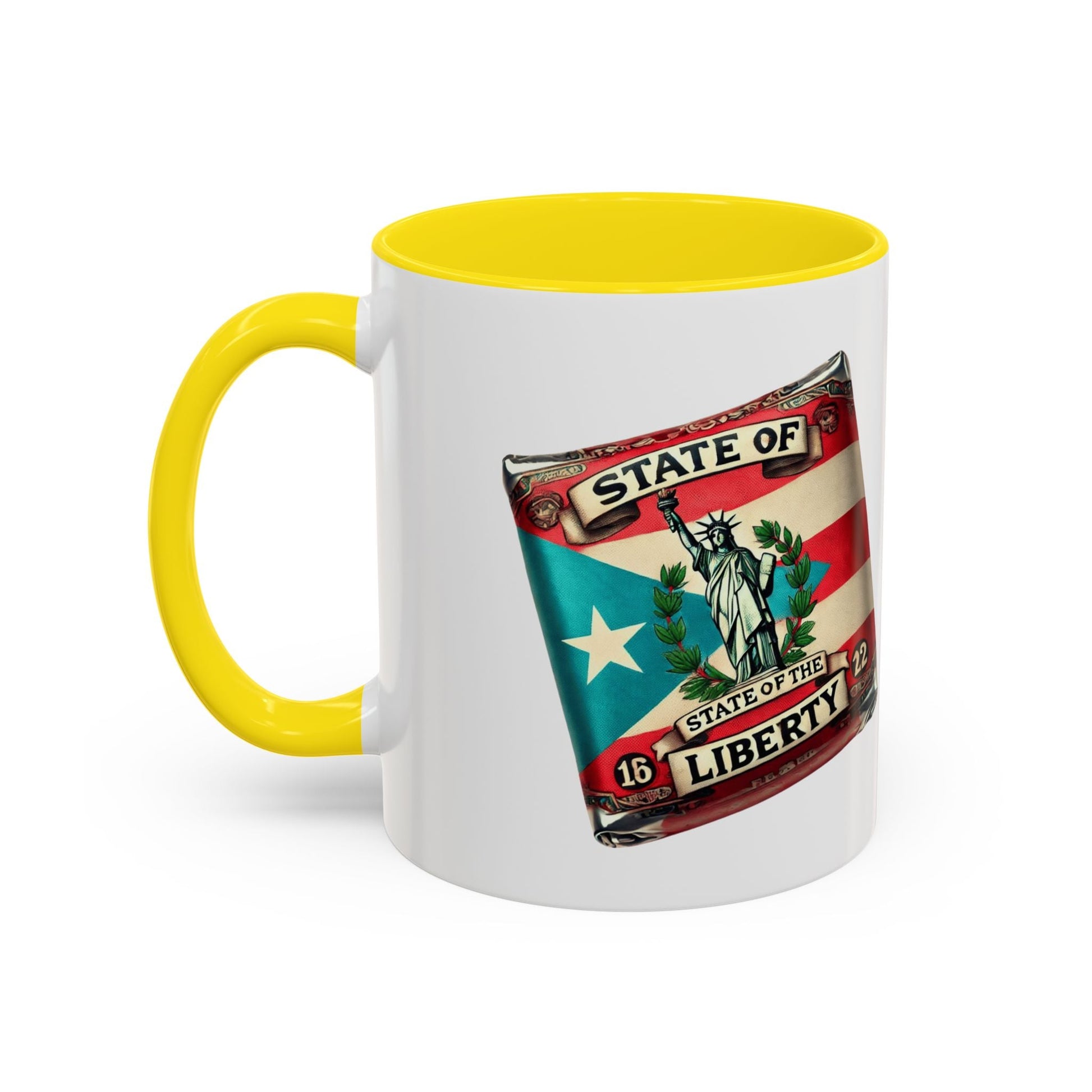 Puerto Rican Heritage Mugs with Unique Designs Accent Coffee Mug (11, 15oz) - Metamorphosis Creations