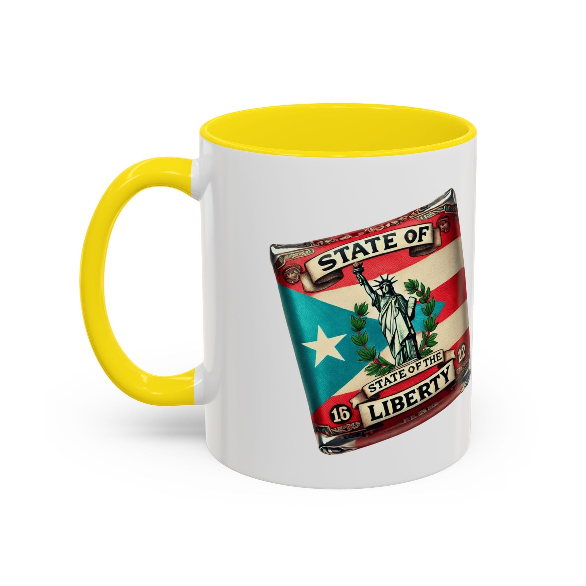 Puerto Rican Heritage Mugs with Unique Designs Accent Coffee Mug (11, 15oz) - Metamorphosis Creations