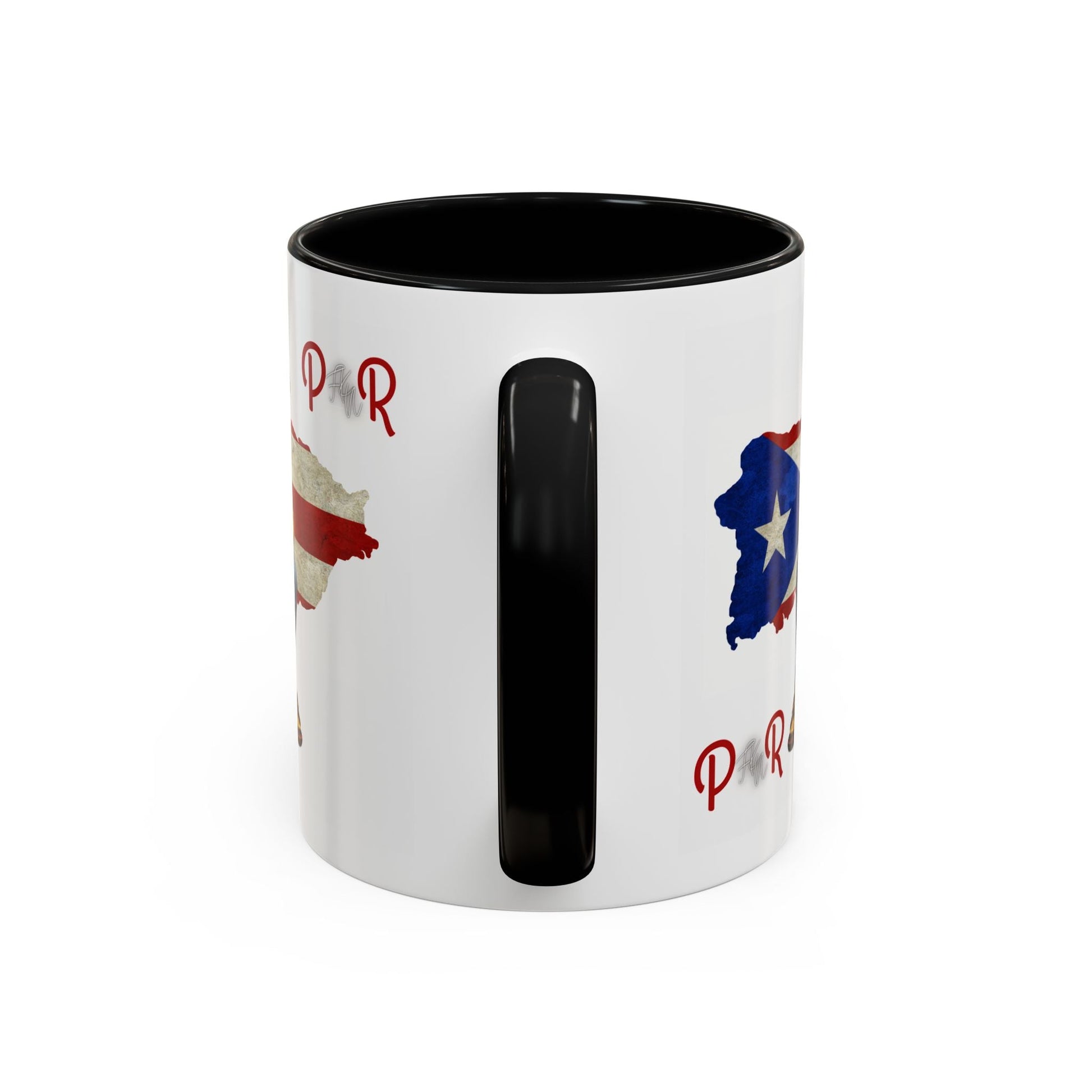 Puerto Rican Heritage Mugs with Unique Designs" Accent Coffee Mug (11, 15oz) - Metamorphosis Creations