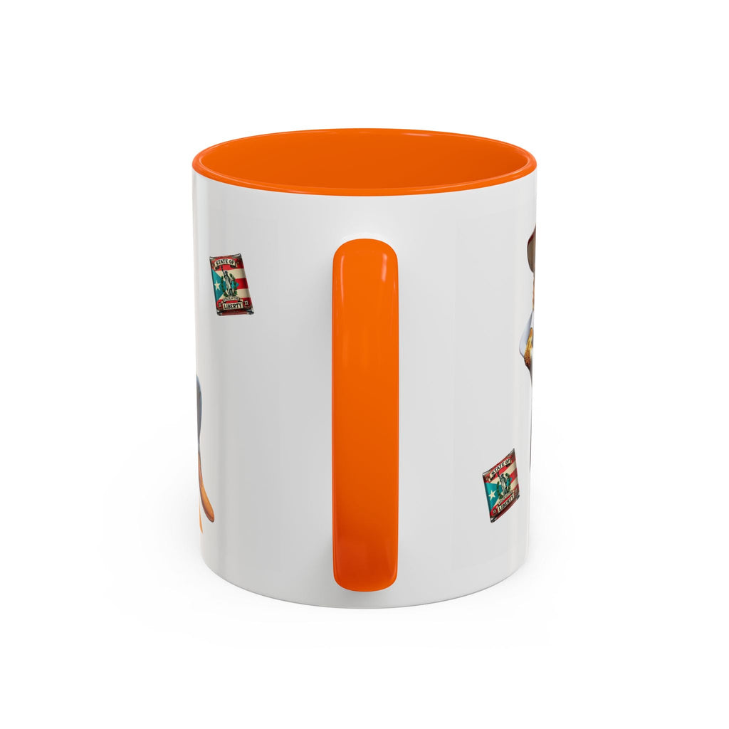 Puerto Rican Heritage Mugs with Unique Designs" Accent Coffee Mug (11, 15oz) - Metamorphosis Creations
