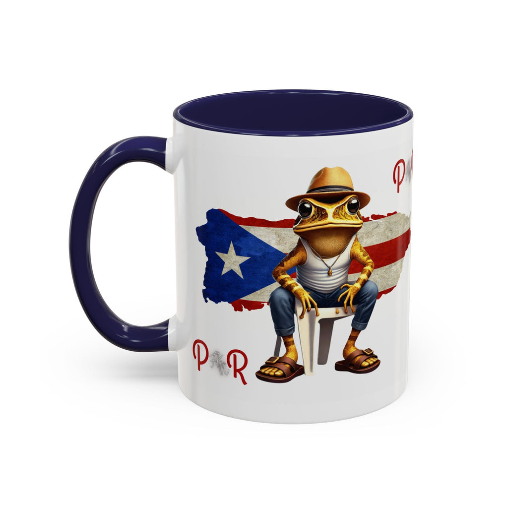Puerto Rican Heritage Mugs with Unique Designs" Accent Coffee Mug (11, 15oz) - Metamorphosis Creations