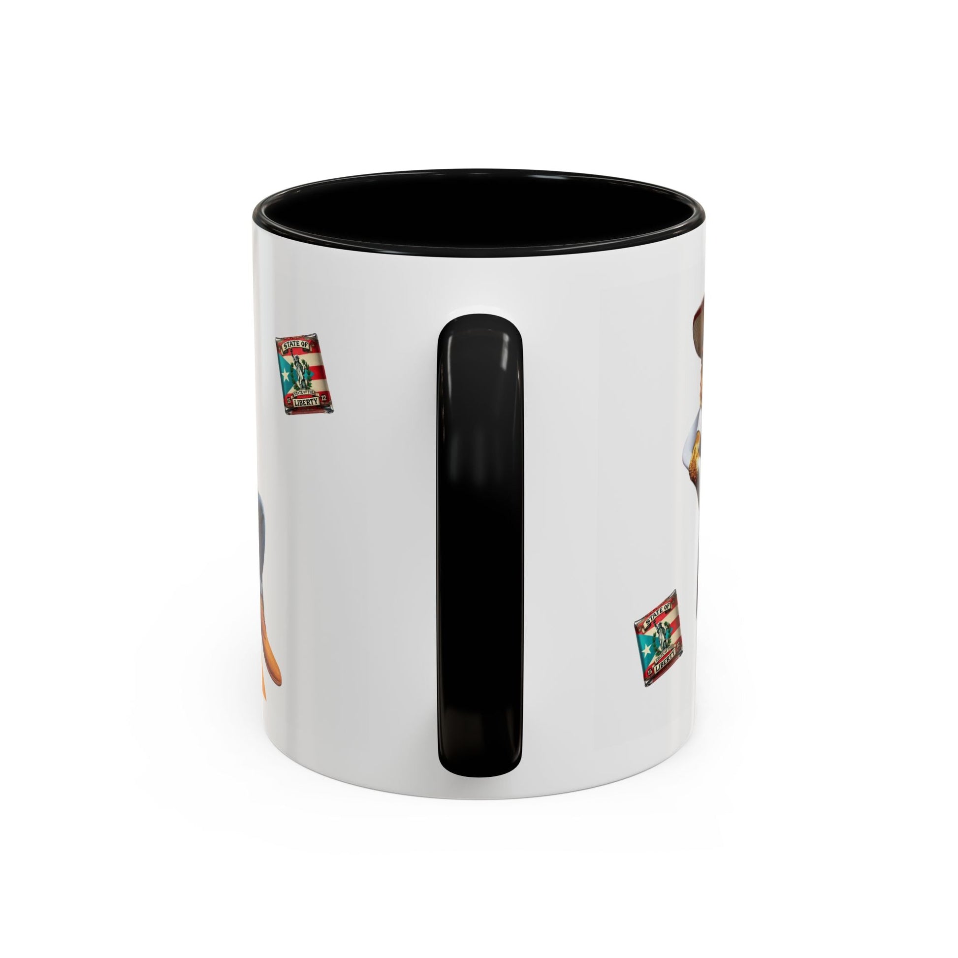Puerto Rican Heritage Mugs with Unique Designs" Accent Coffee Mug (11, 15oz) - Metamorphosis Creations