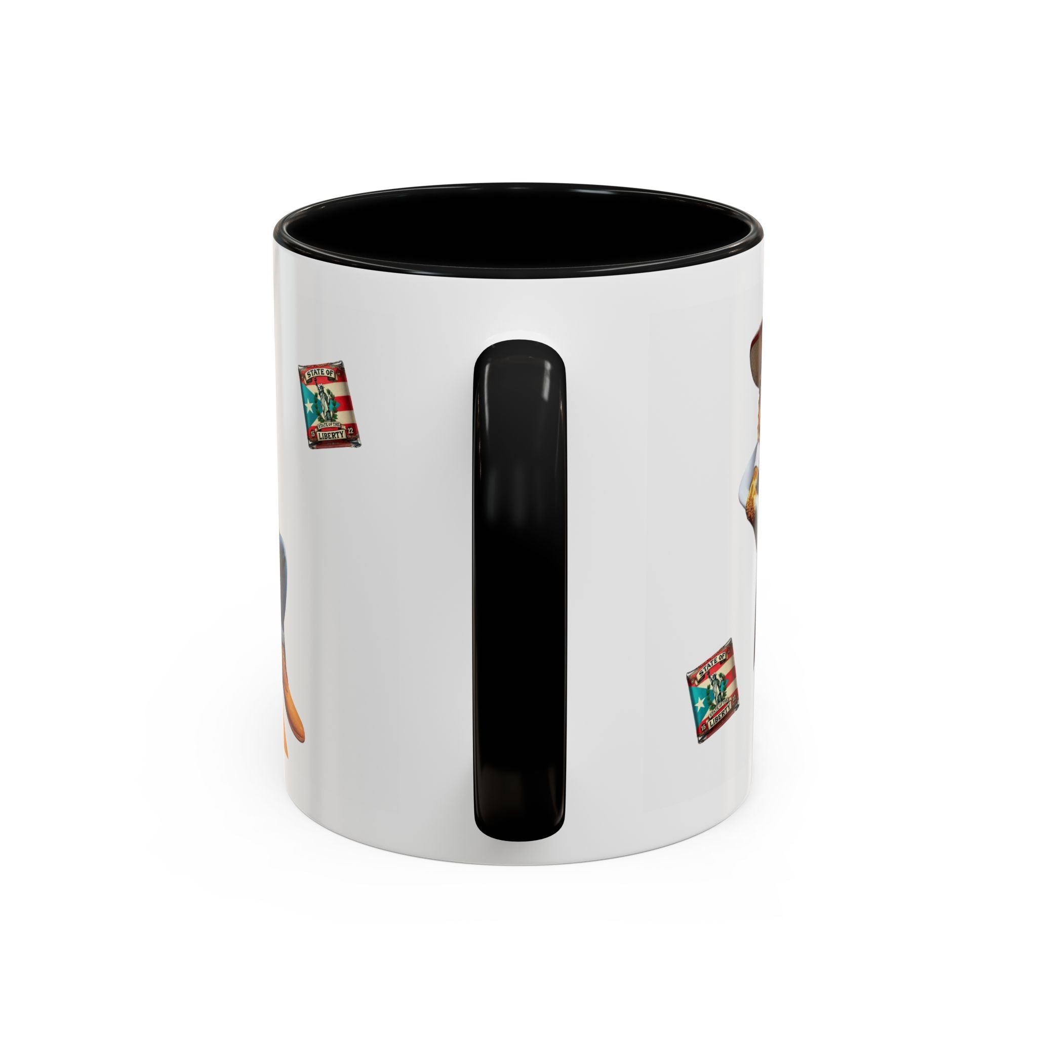 Puerto Rican Heritage Mugs with Unique Designs" Accent Coffee Mug (11, 15oz) - Metamorphosis Creations