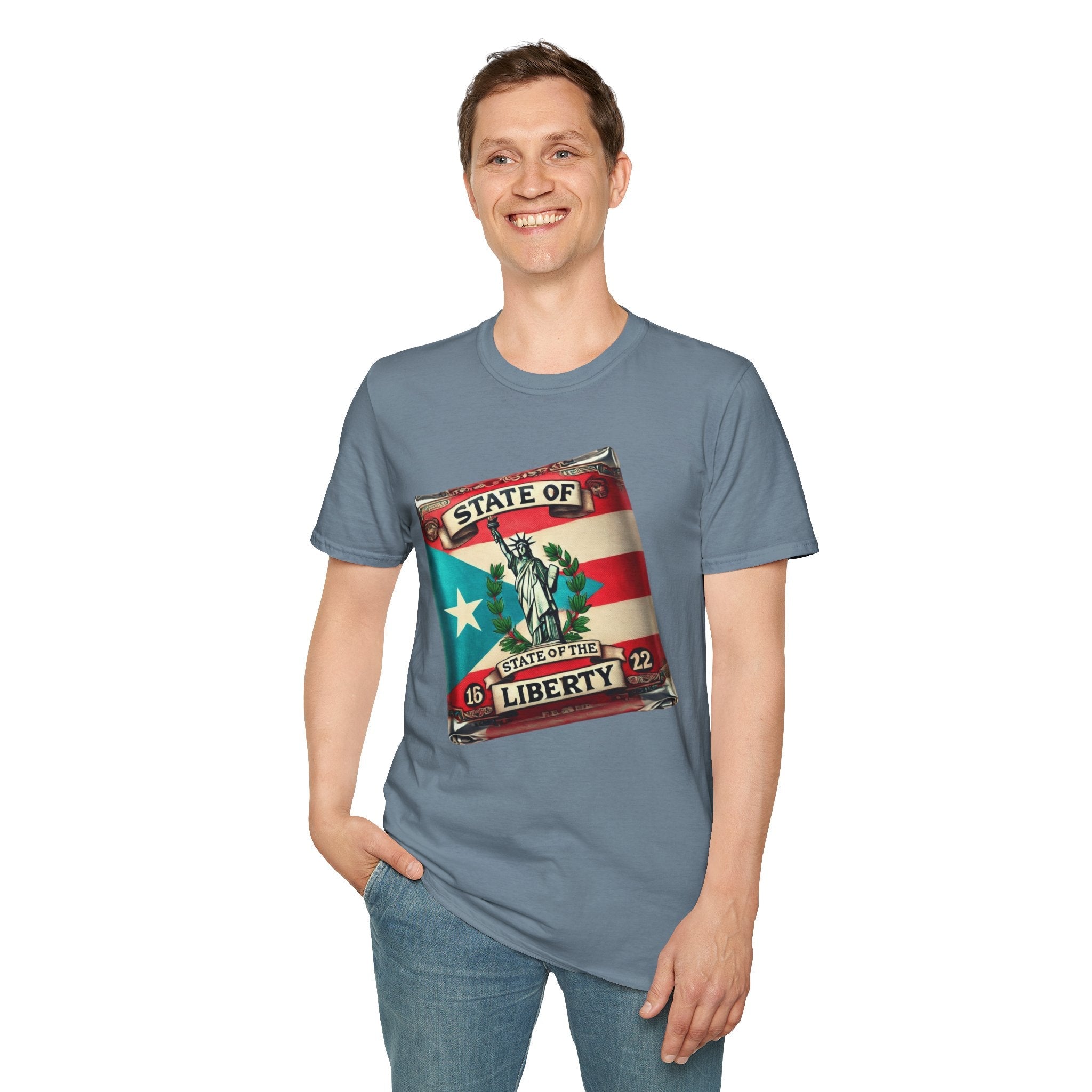 Puerto Rican Heritage Shirt Gift for Patriots, National Holiday Apparel, USA Pride Shirt - Metamorphosis Creations