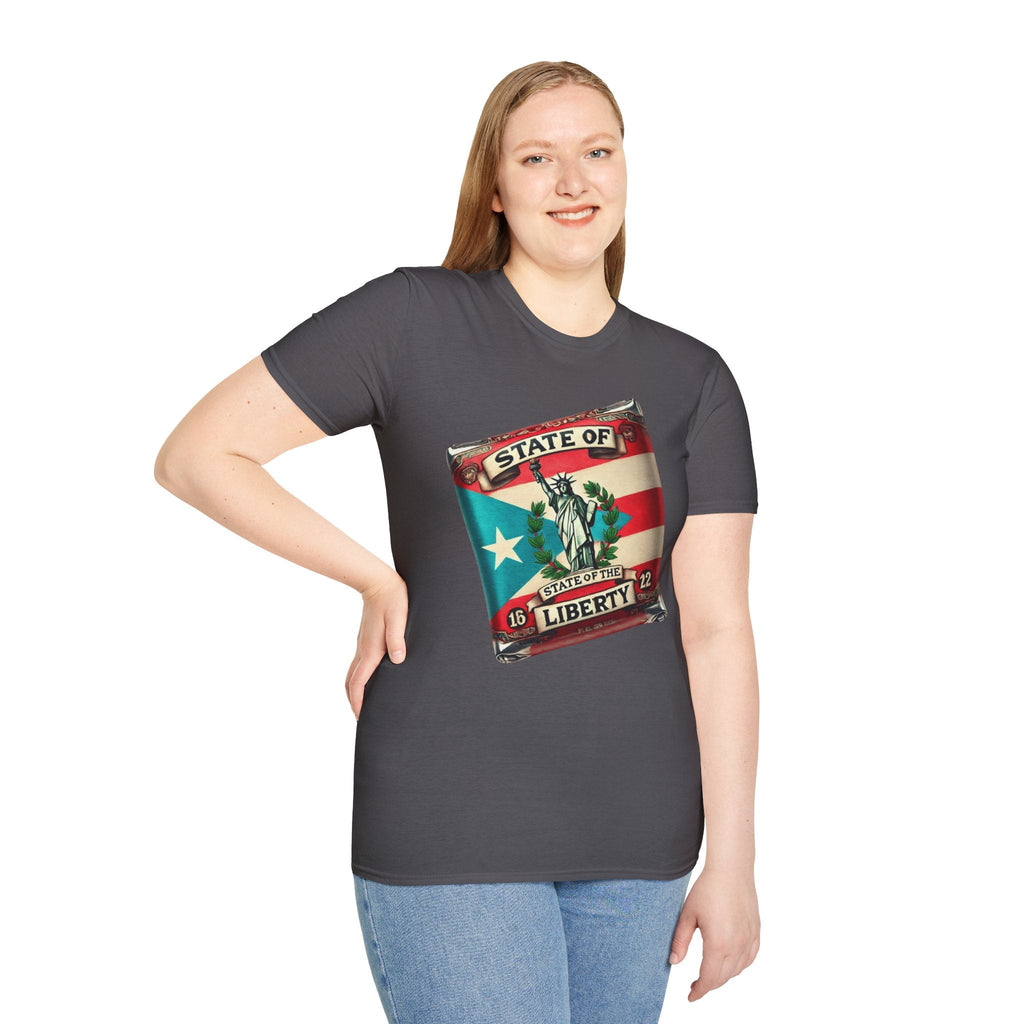 Puerto Rican Heritage Shirt Gift for Patriots, National Holiday Apparel, USA Pride Shirt - Metamorphosis Creations