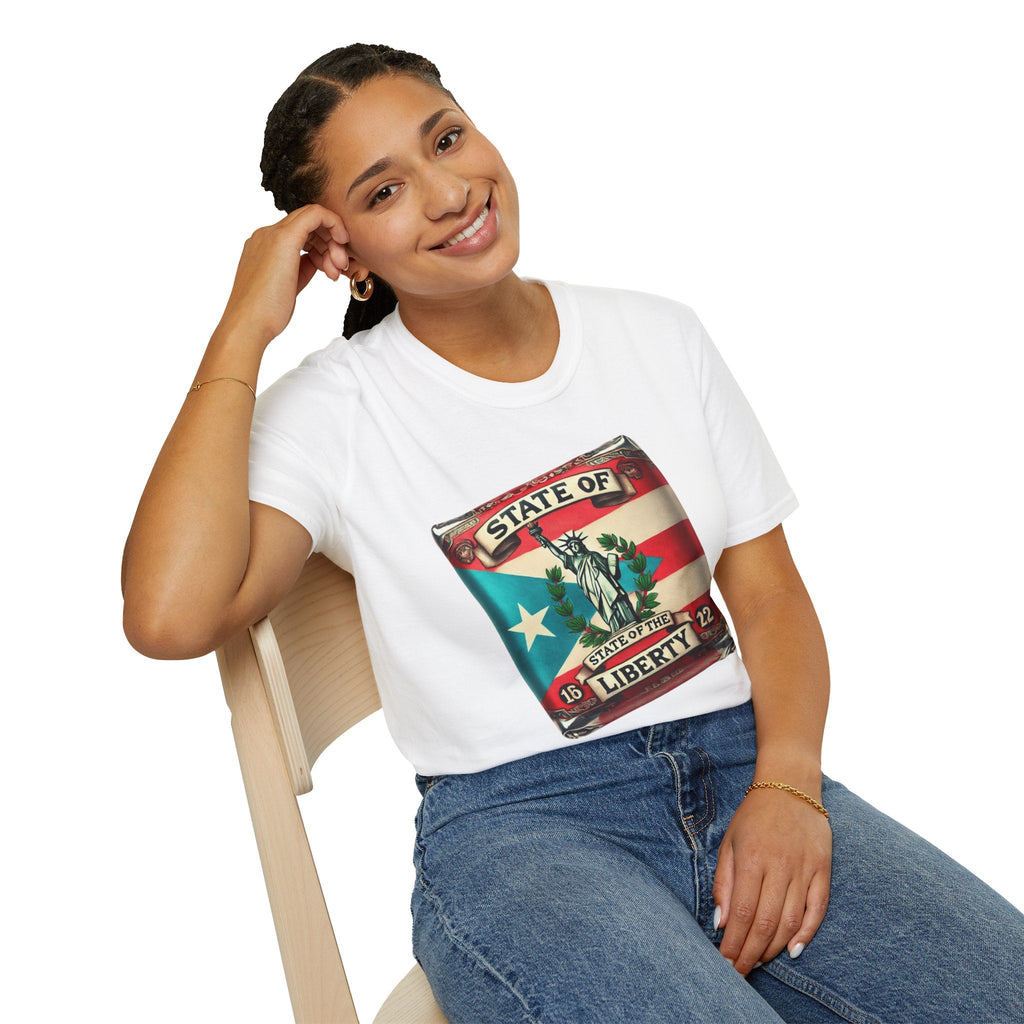 Puerto Rican Heritage Shirt Gift for Patriots, National Holiday Apparel, USA Pride Shirt - Metamorphosis Creations