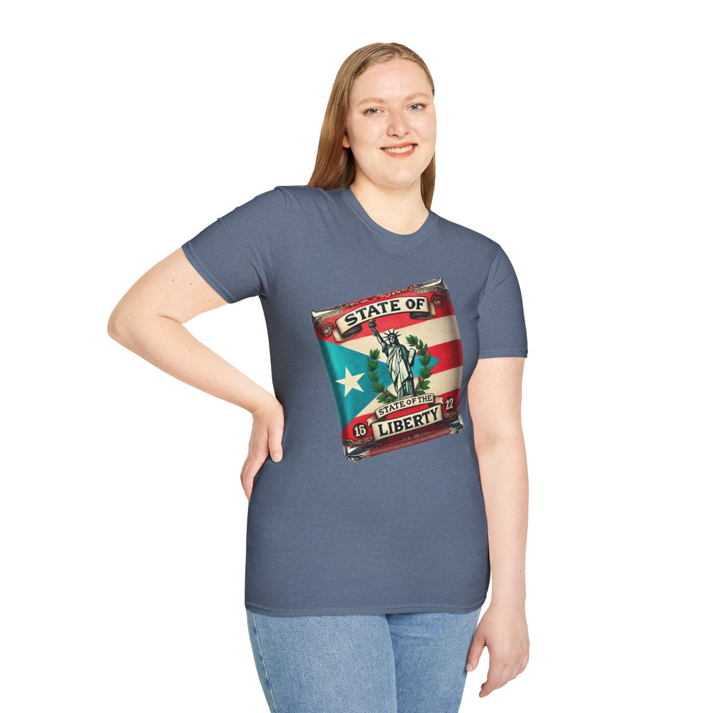 Puerto Rican Heritage Shirt Gift for Patriots, National Holiday Apparel, USA Pride Shirt - Metamorphosis Creations